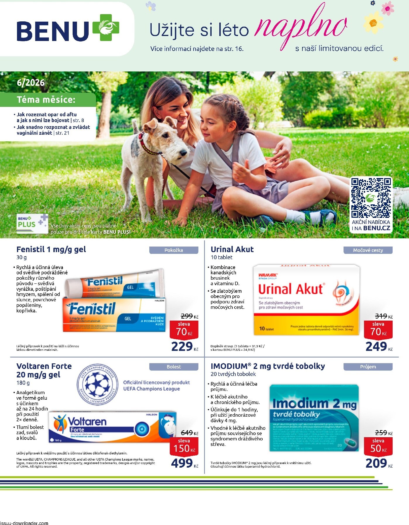 benu - Aktuální BENU Lékárna leták platný od pondělí 01.06.2026 do úterý 30.06.2026