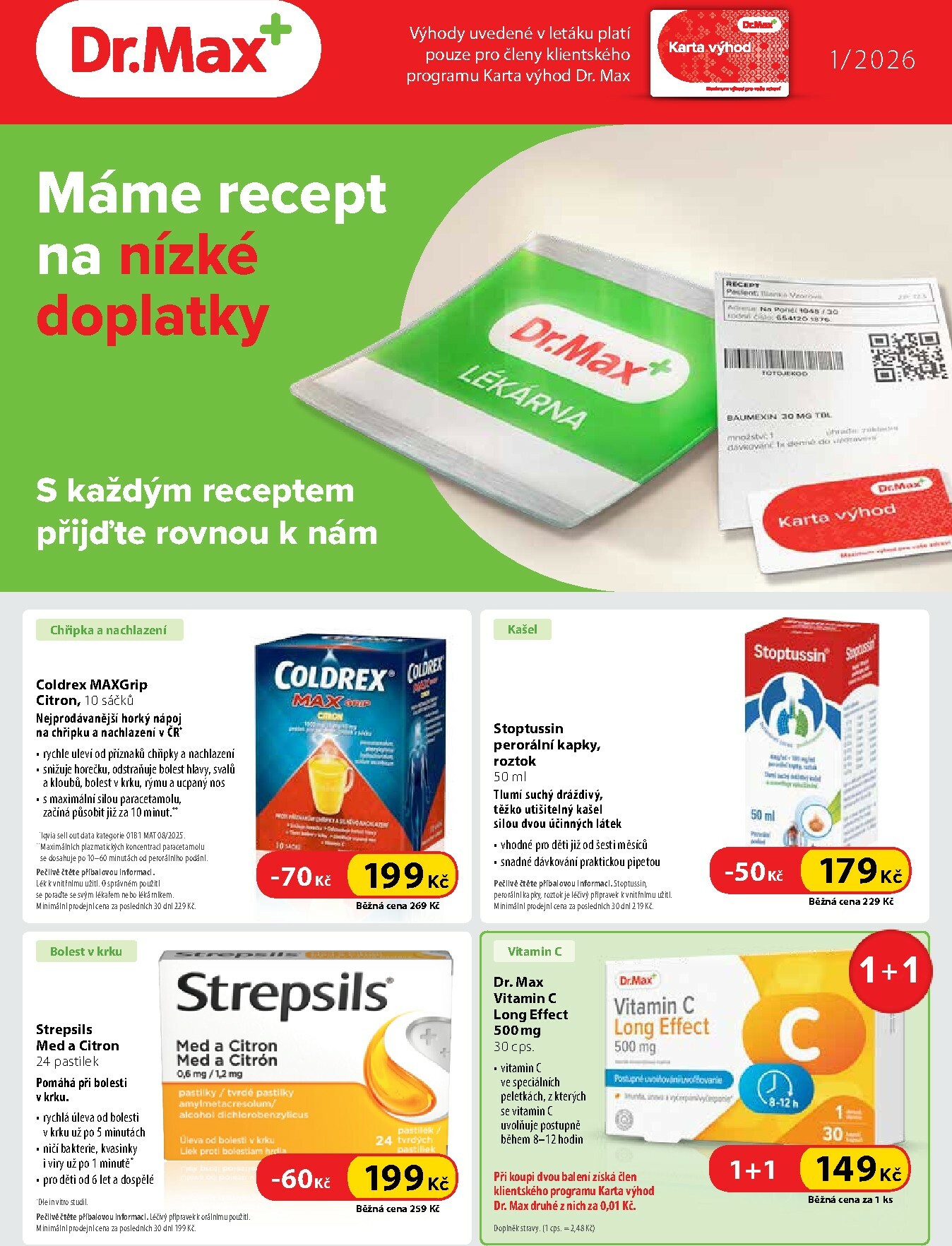dr-max - Aktuální leták Dr. Max od 01.01. do 31.01.