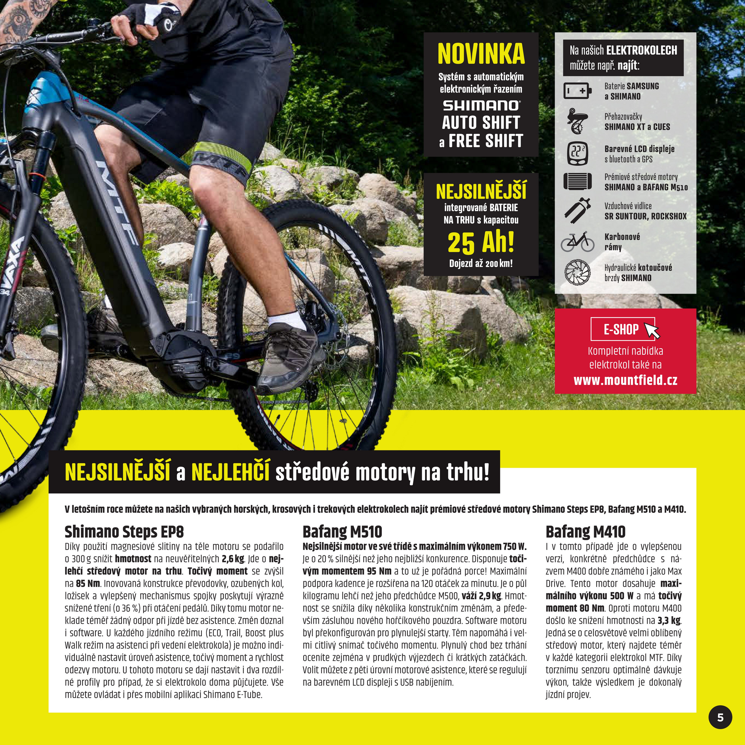 mountfield - Aktuální leták Mountfield - Katalog elektrokol od 01.01. do 31.12. - page: 5