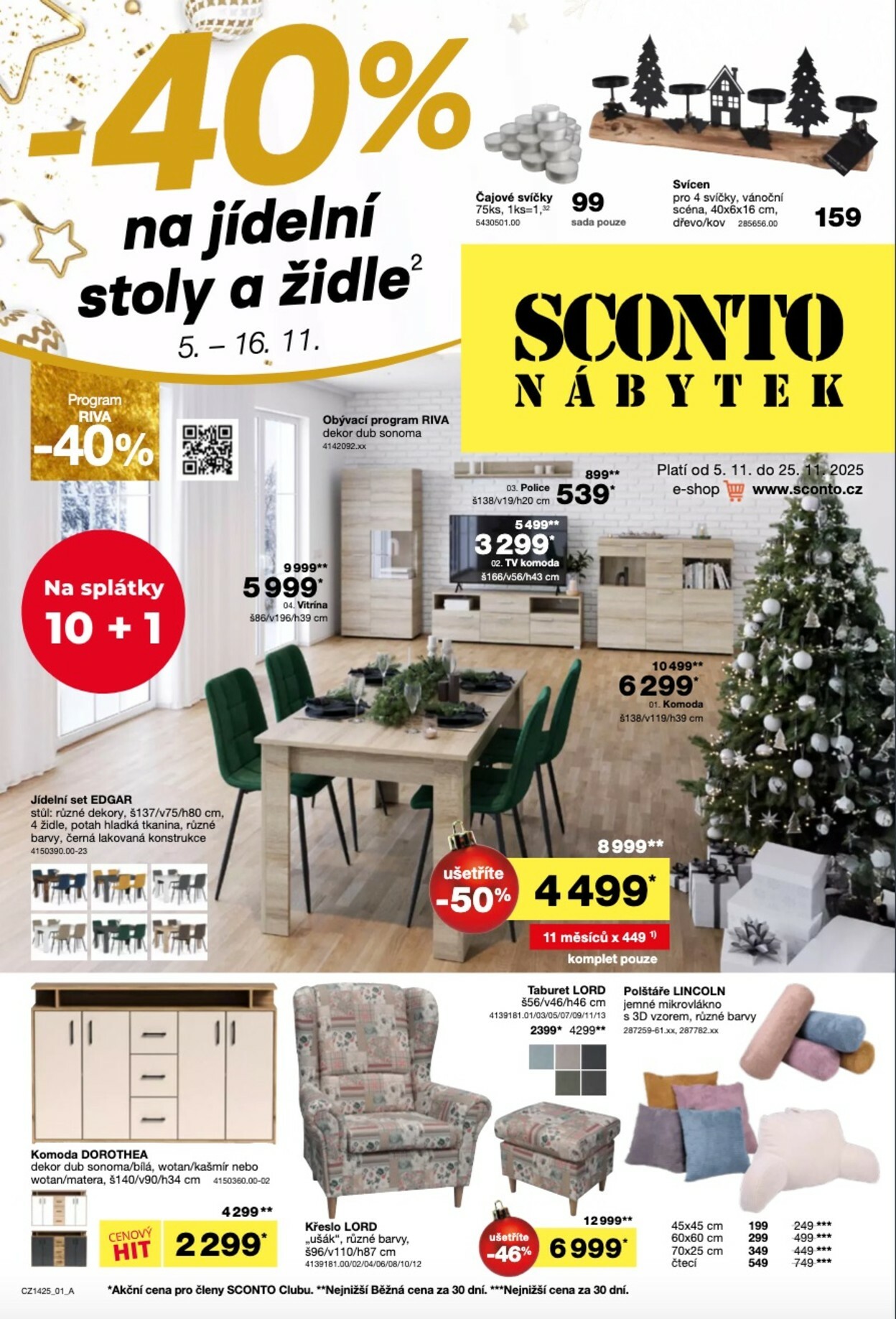 sconto-nabytek - Aktuální leták SCONTO Nábytek od 05.11. do 25.11.
