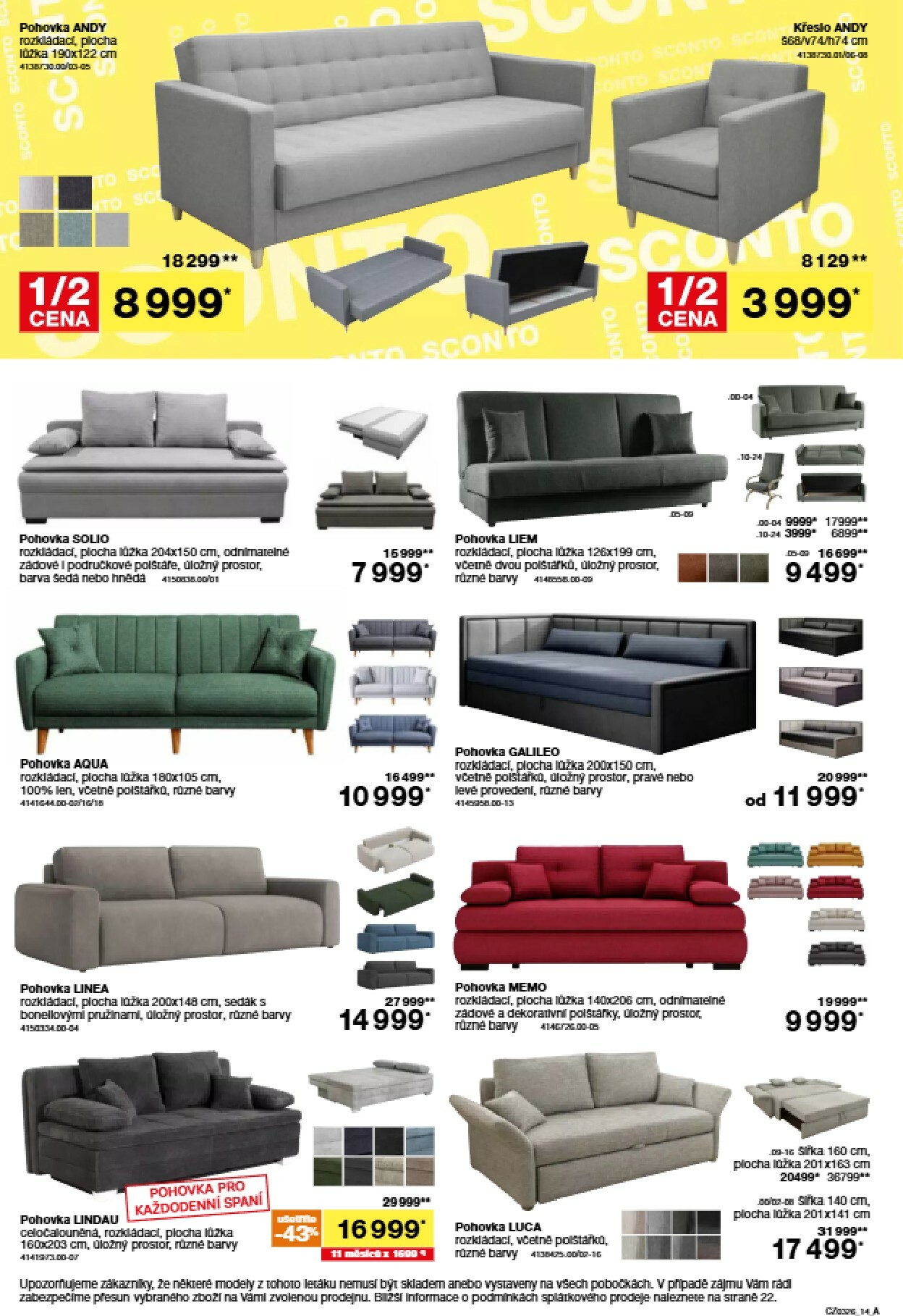 sconto-nabytek - SCONTO Nábytek leták platný od středy 11.02.2026 do úterý 03.03.2026 - page: 14