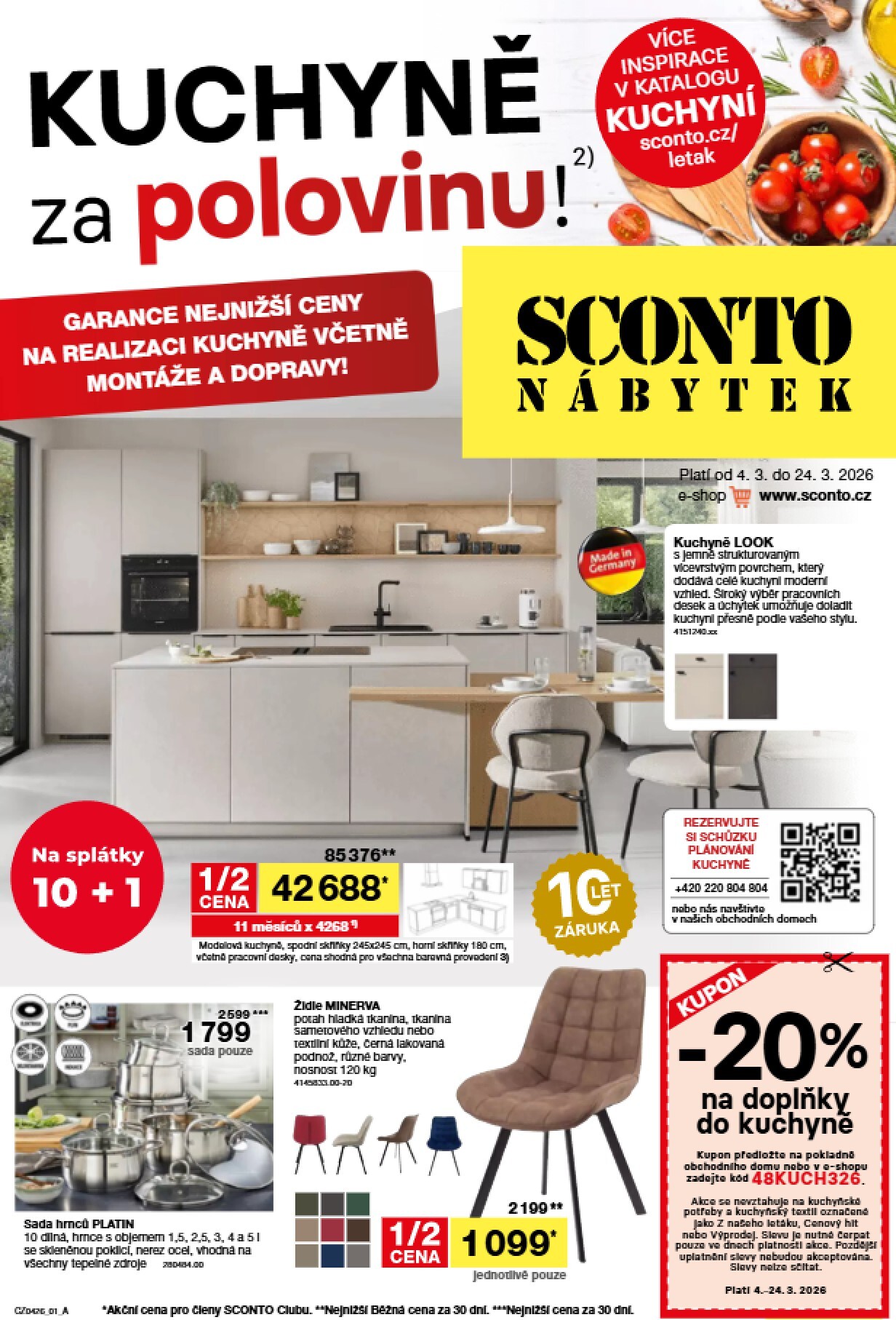 sconto-nabytek - SCONTO Nábytek leták platný od středy 04.03.2026 do úterý 24.03.2026