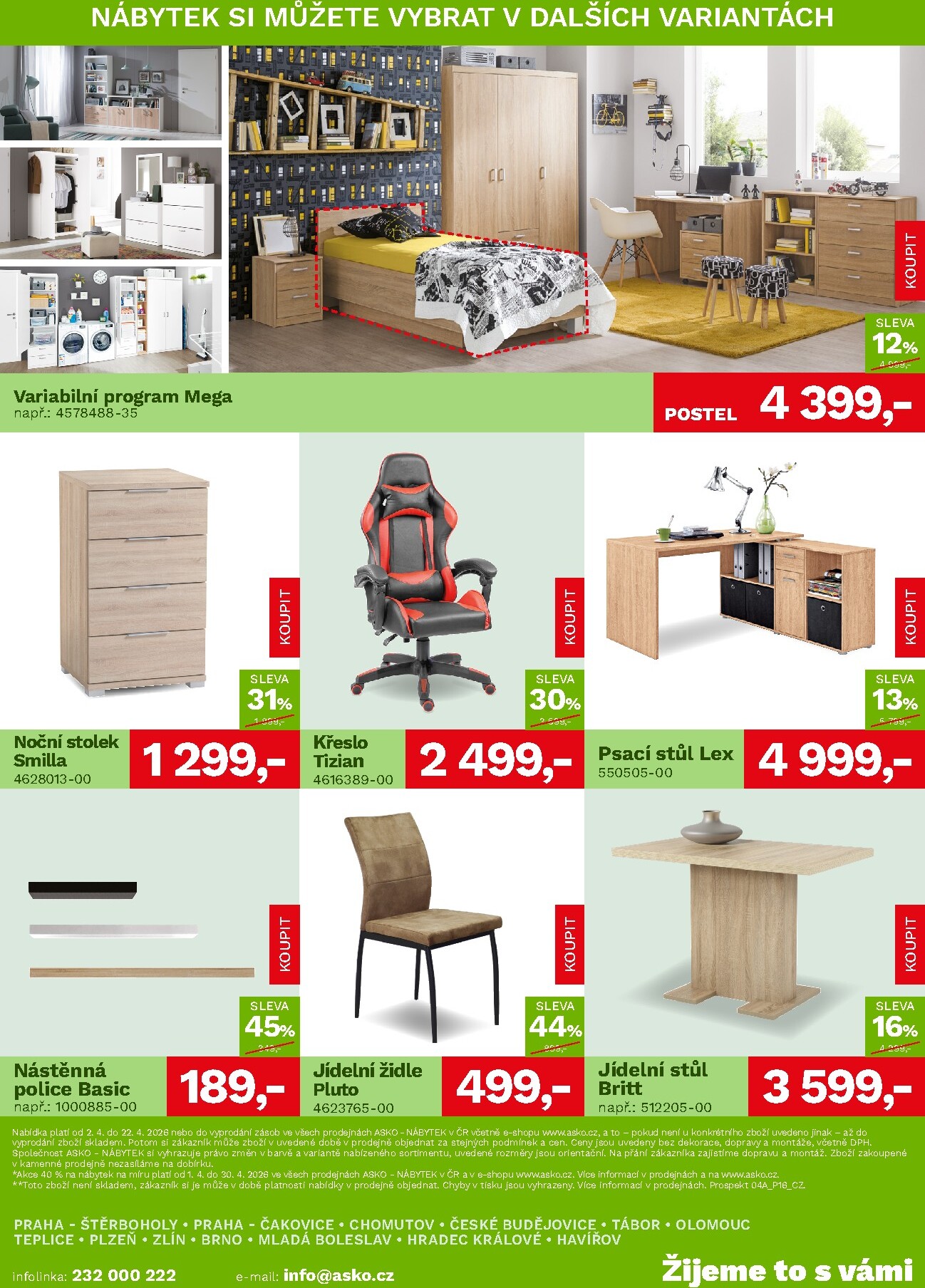 asko-nabytek - ASKO NÁBYTEK leták platný od čtvrtka 02.04.2026 do středy 22.04.2026 - page: 4