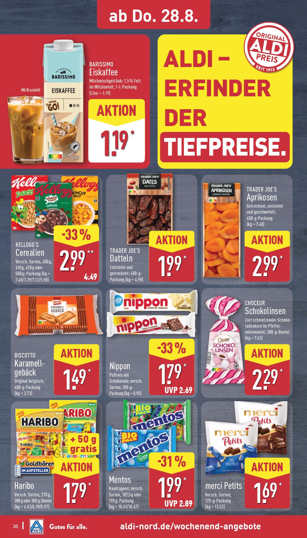 aldi-nord - ALDI NORD-Prospekt gültig vom 25.08. bis 30.08. - page: 30