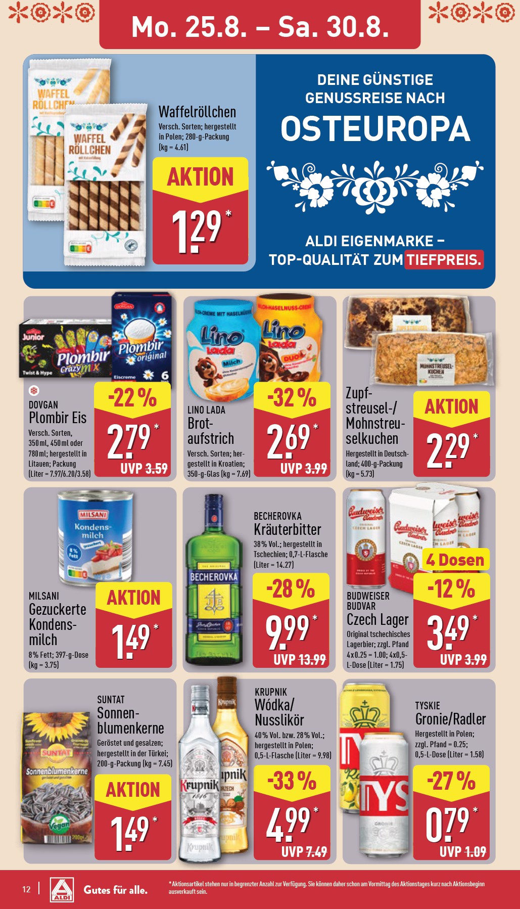 aldi-nord - ALDI NORD-Prospekt gültig vom 25.08. bis 30.08. - page: 12