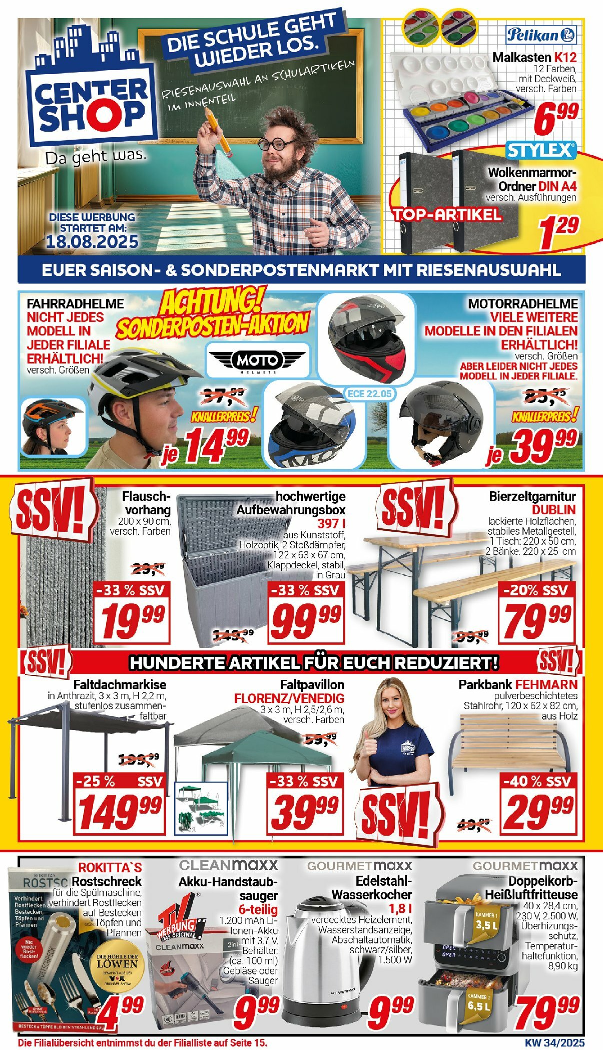 centershop - Centershop-Prospekt gültig vom 18.08. bis 23.08.