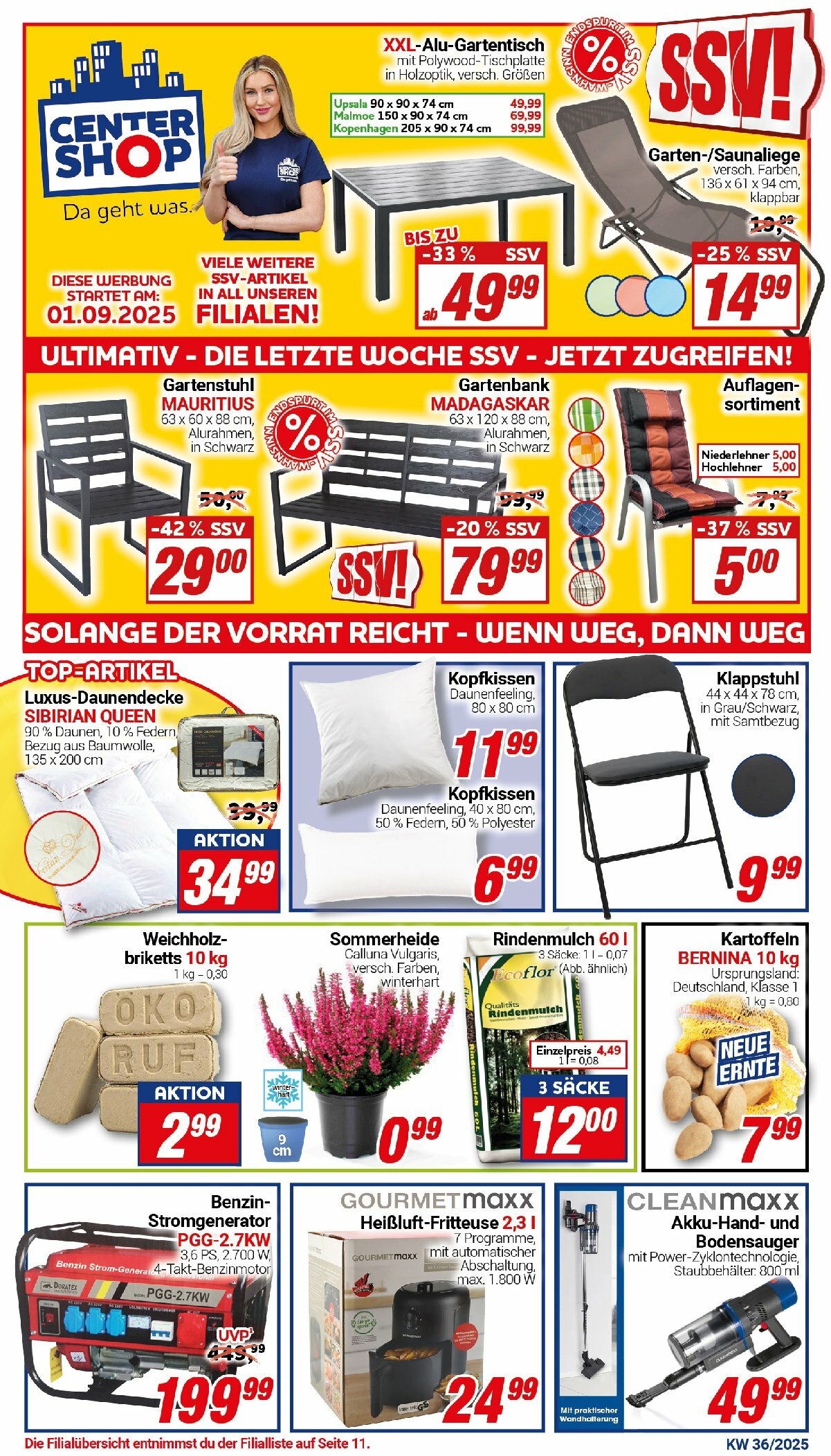centershop - Centershop-Prospekt gültig vom 01.09. bis 06.09. - page: 1