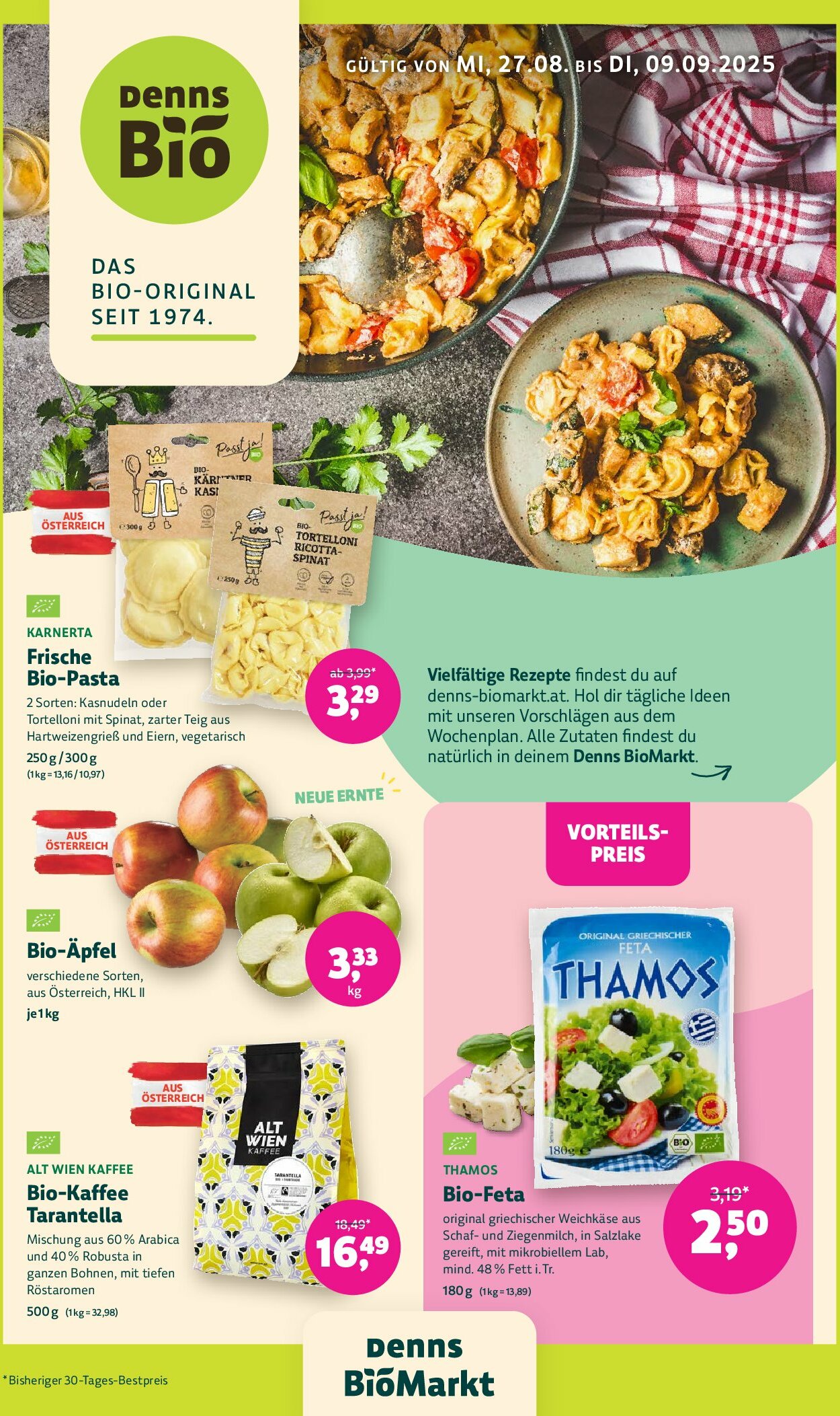 denn-s-biomarkt - Denn's Biomarkt-Prospekt gültig vom 27.08. bis 09.09. - page: 1