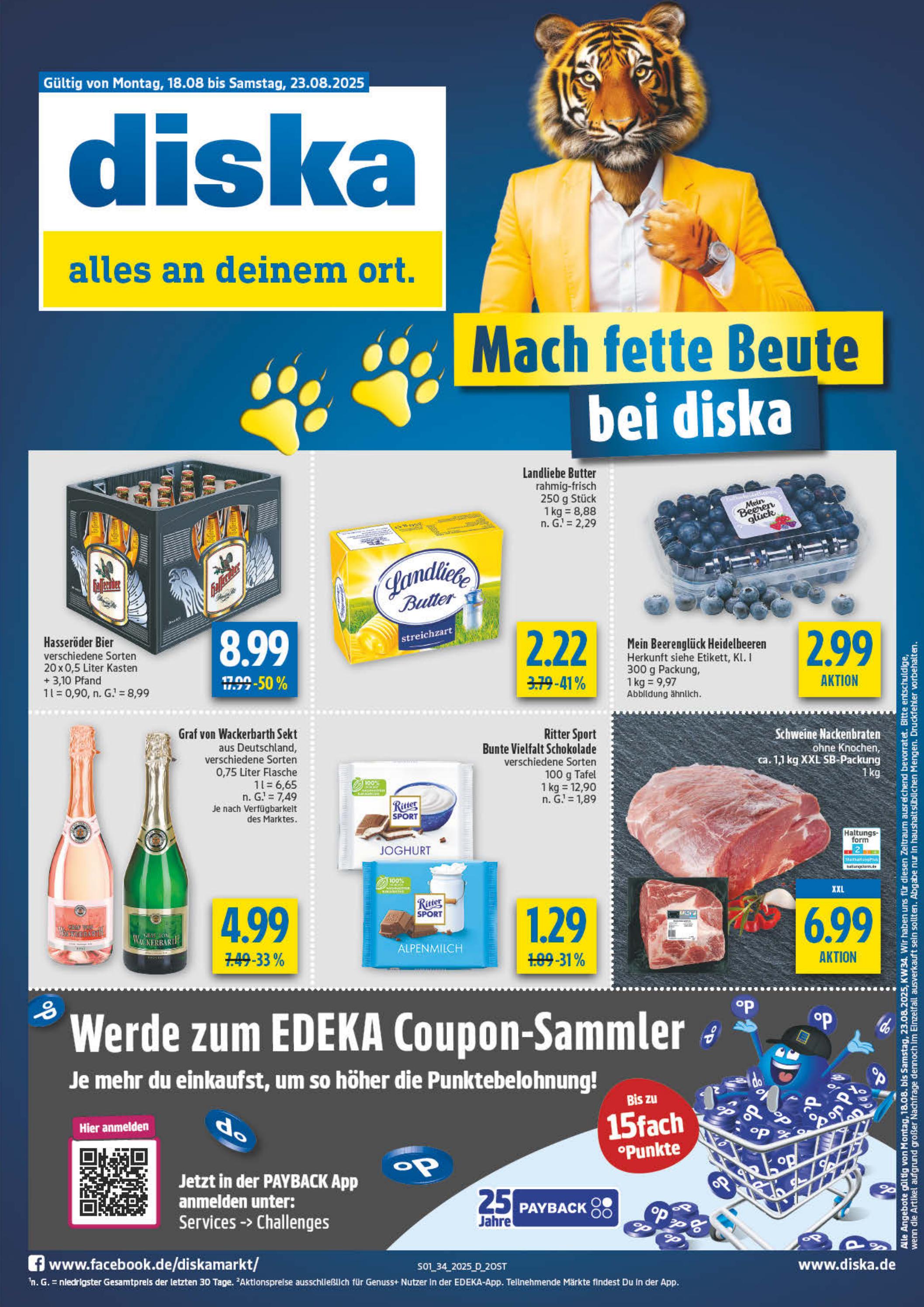 diska - Diska - Ost-Prospekt gültig vom 18.08. bis 23.08.