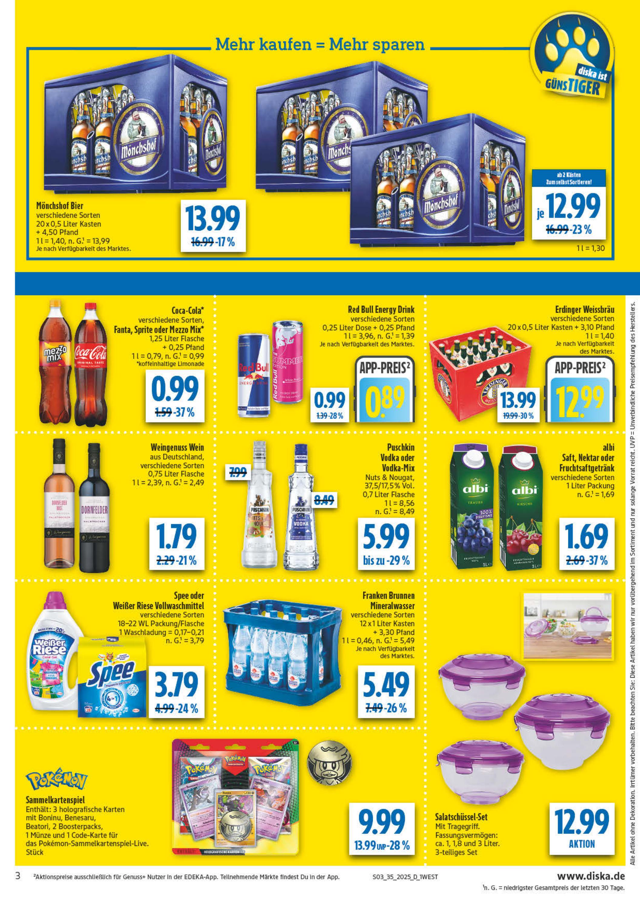 diska - Diska - West-Prospekt gültig vom 25.08. bis 30.08. - page: 3