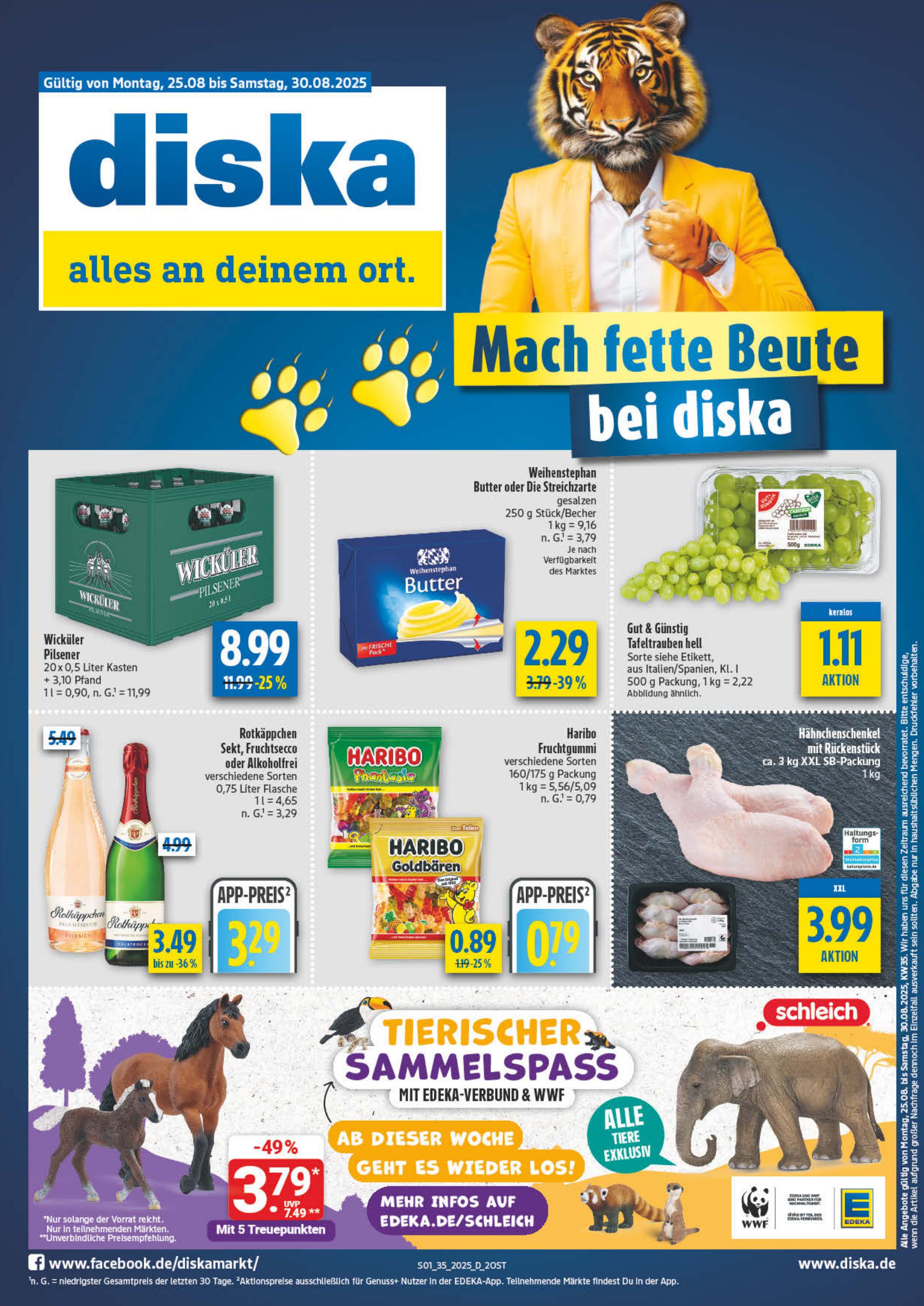 diska - Diska - Ost-Prospekt gültig vom 25.08. bis 30.08.