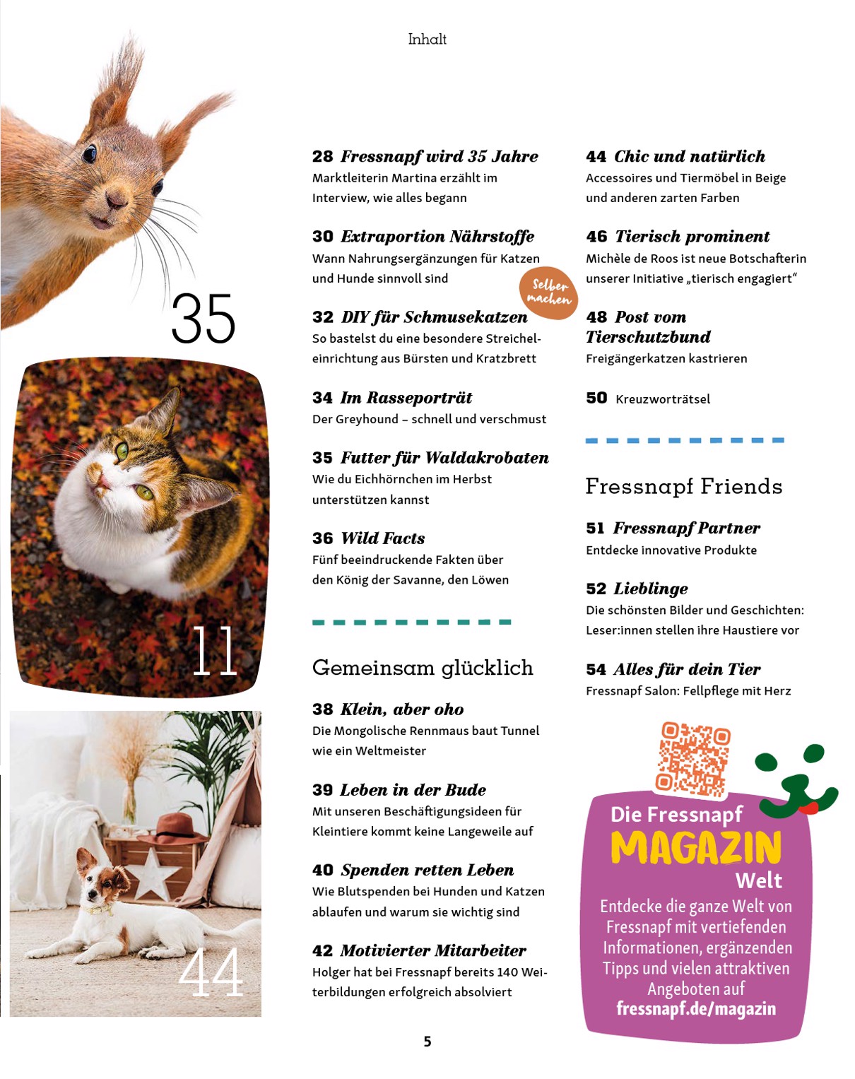 fressnapf - Fressnapf - Friends Magazin-Prospekt gültig vom 01.09. bis 31.10. - page: 5