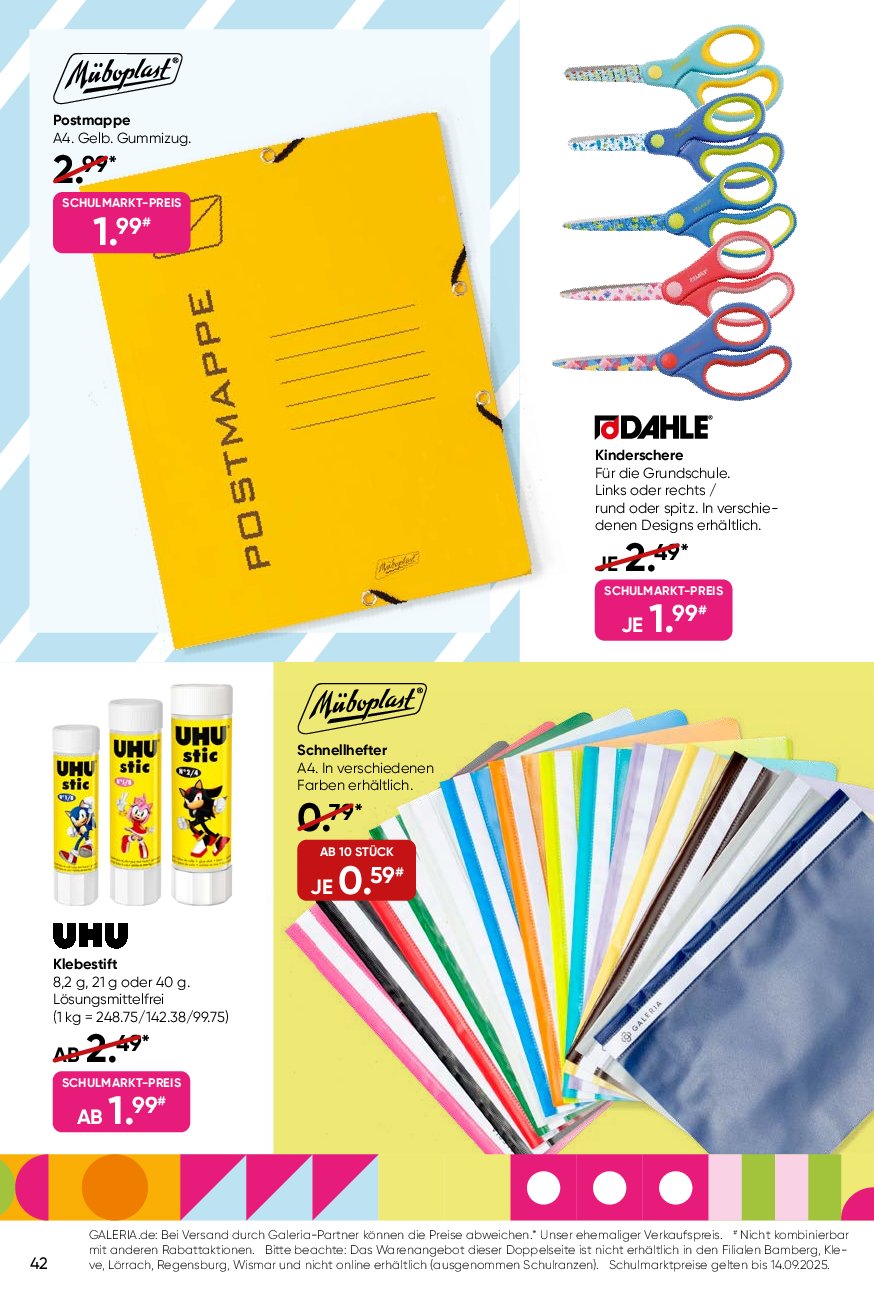 galeria - Galeria-Prospekt gültig vom 03.09. bis 09.09. - page: 42