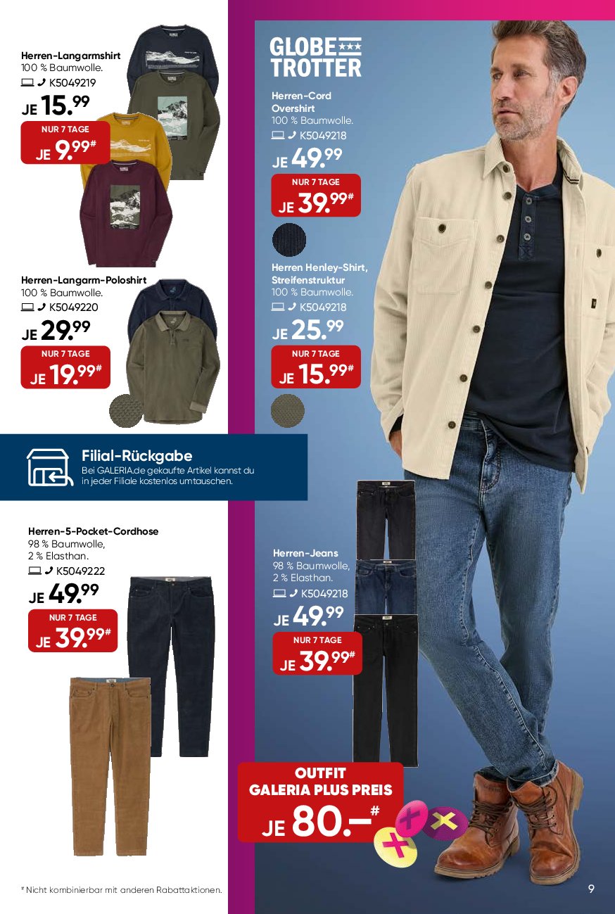 galeria - Galeria-Prospekt gültig vom 03.09. bis 09.09. - page: 9