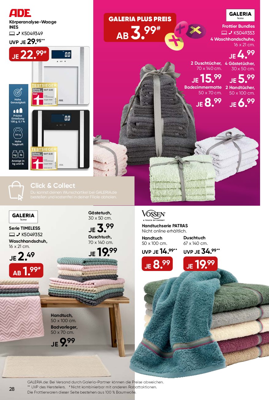 galeria - Galeria-Prospekt gültig vom 03.09. bis 09.09. - page: 28