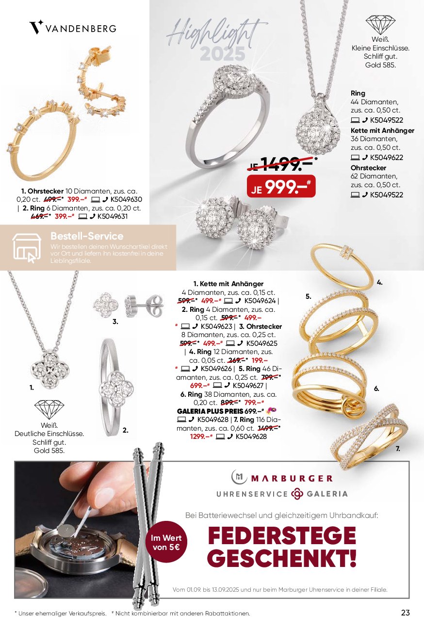galeria - Galeria-Prospekt gültig vom 03.09. bis 09.09. - page: 23