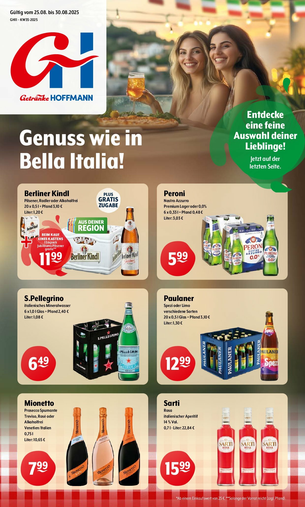 getraenke-hoffmann - Getränke Hoffmann-Prospekt gültig vom 25.08. bis 30.08. - page: 1