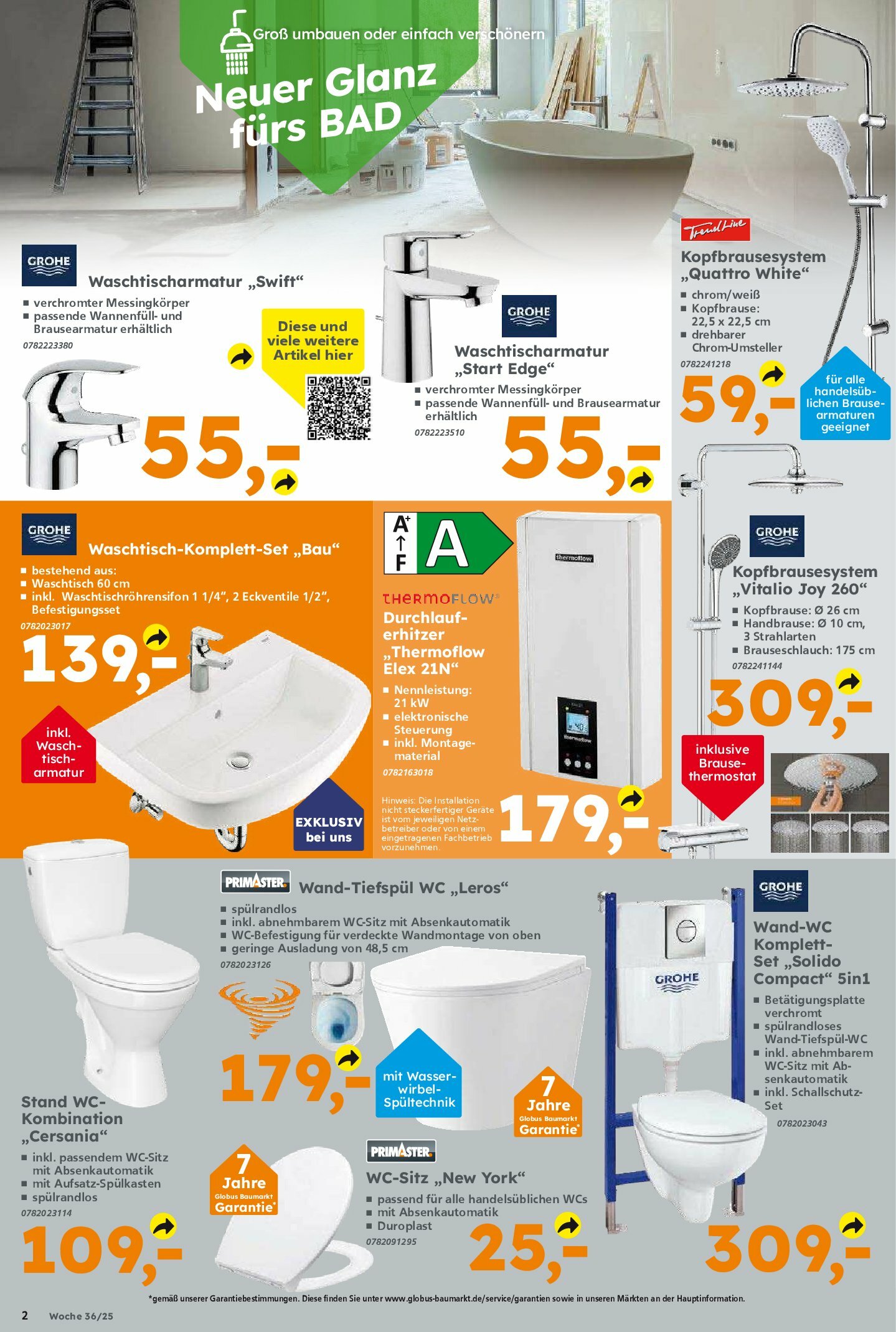 globus-baumarkt - Globus Baumarkt-Prospekt gültig vom 31.08. bis 06.09. - page: 2