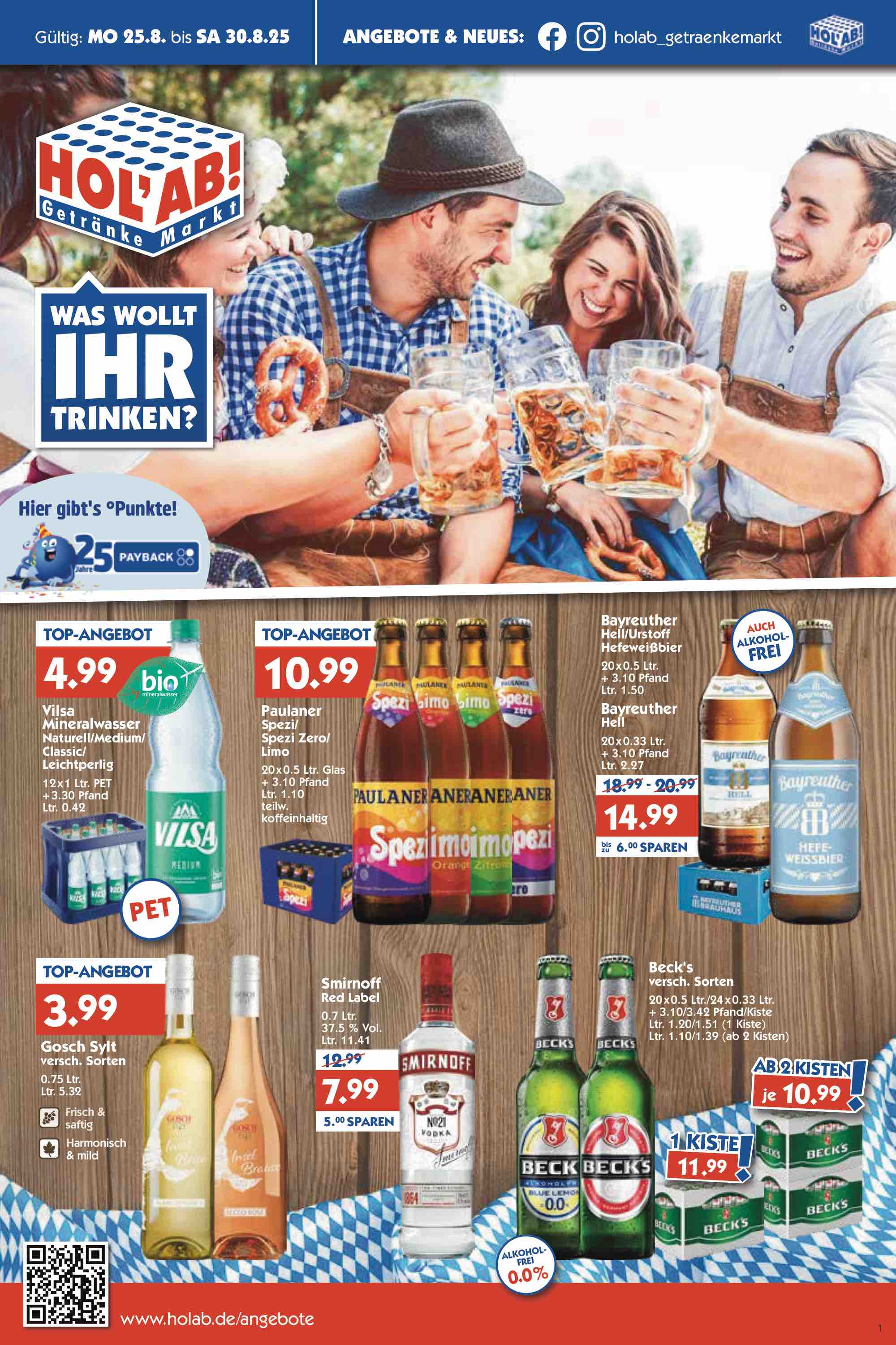 hol-ab - HOL’AB-Prospekt gültig vom 25.08. bis 30.08. - page: 1