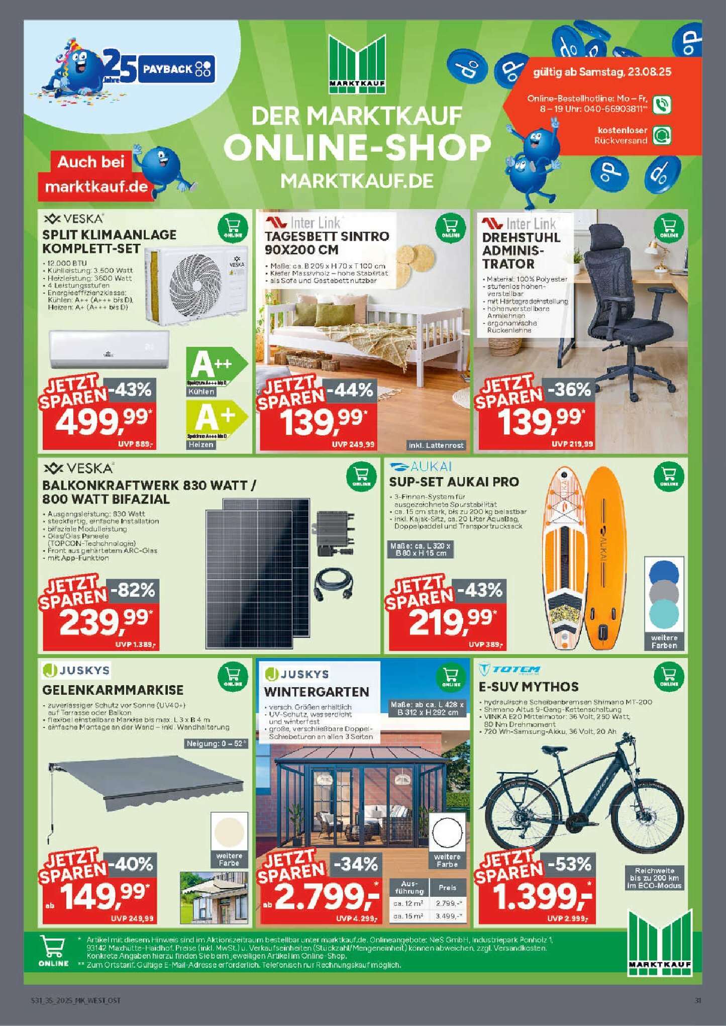 marktkauf - Marktkauf-Prospekt gültig vom 25.08. bis 30.08. - page: 31