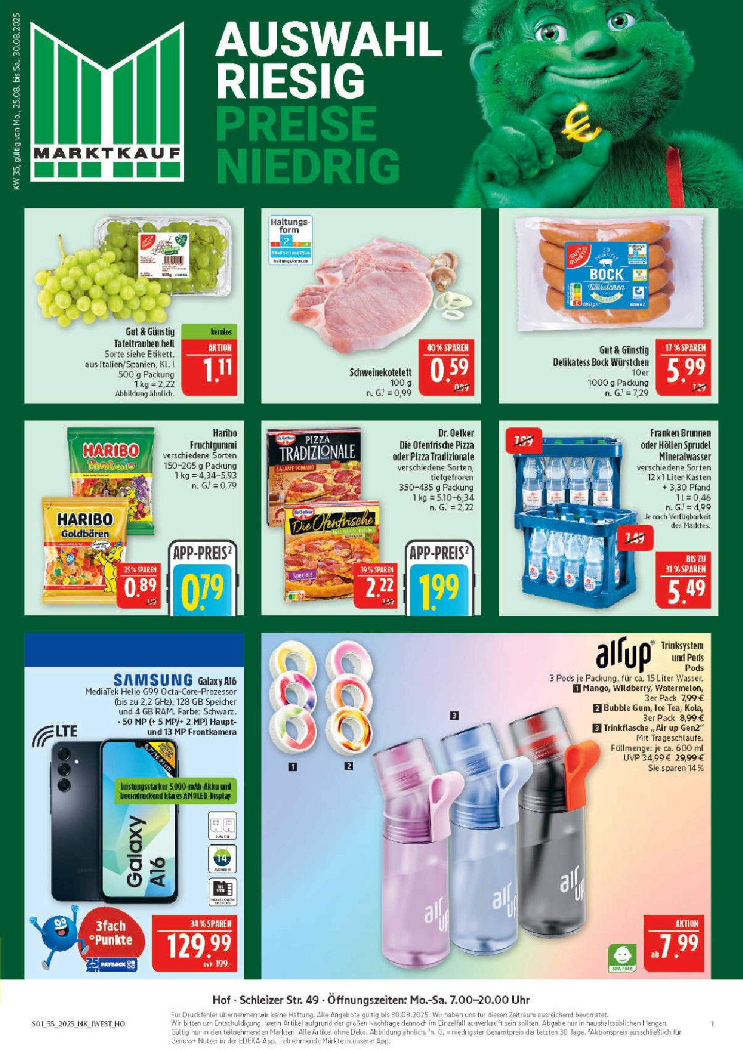 marktkauf - Marktkauf-Prospekt gültig vom 25.08. bis 30.08. - page: 1