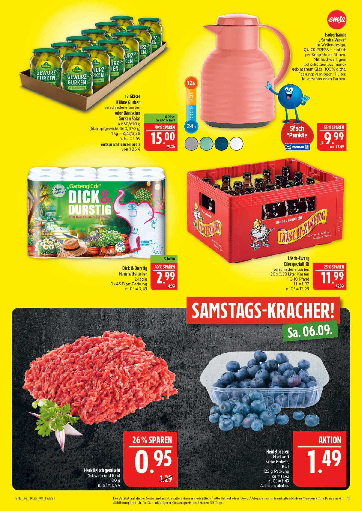 marktkauf - Marktkauf-Prospekt gültig vom 01.09. bis 06.09. - page: 43