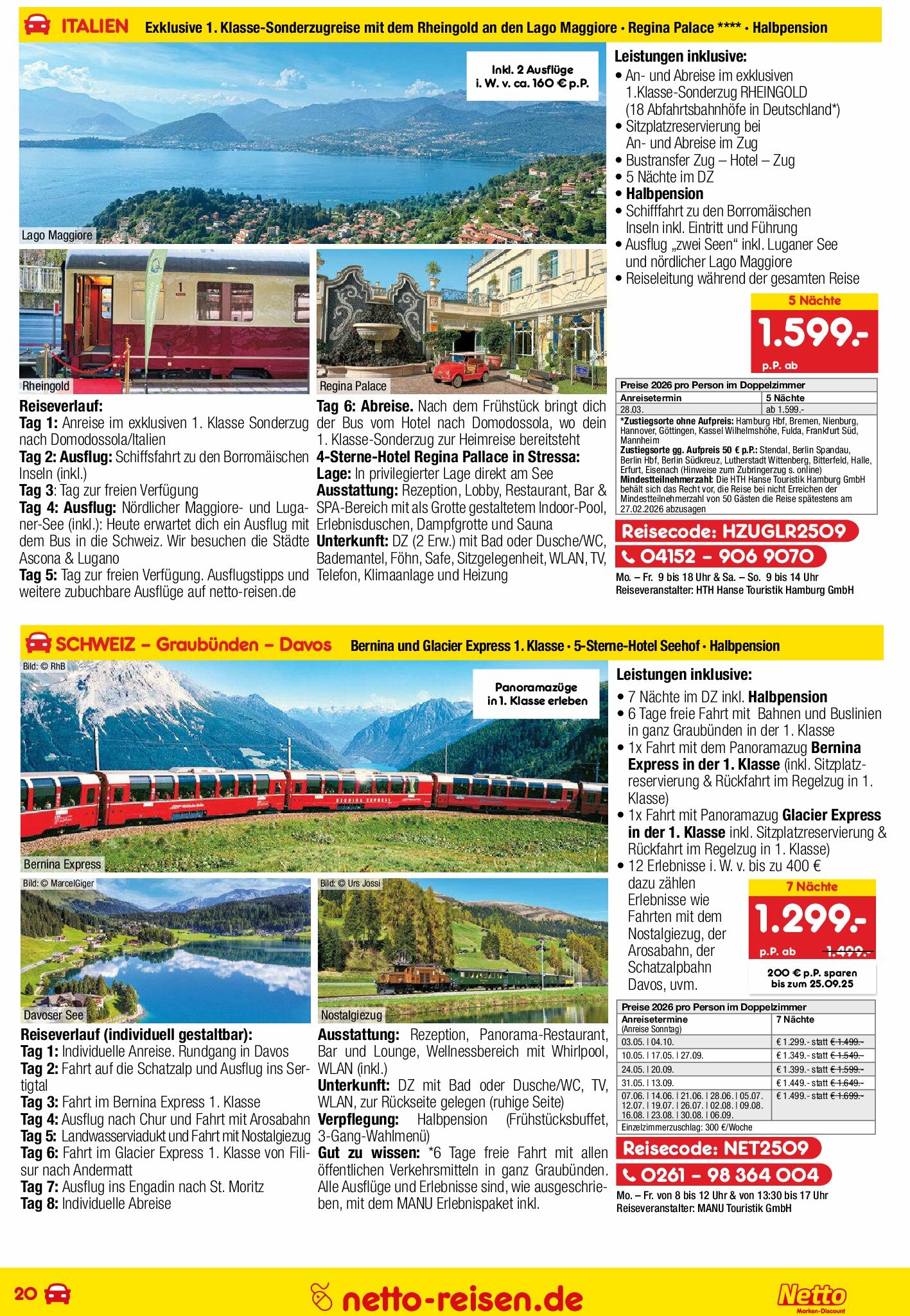 netto-marken-discount - Netto Marken Discount - Reisen-Prospekt gültig vom 28.08. bis 30.09. - page: 20