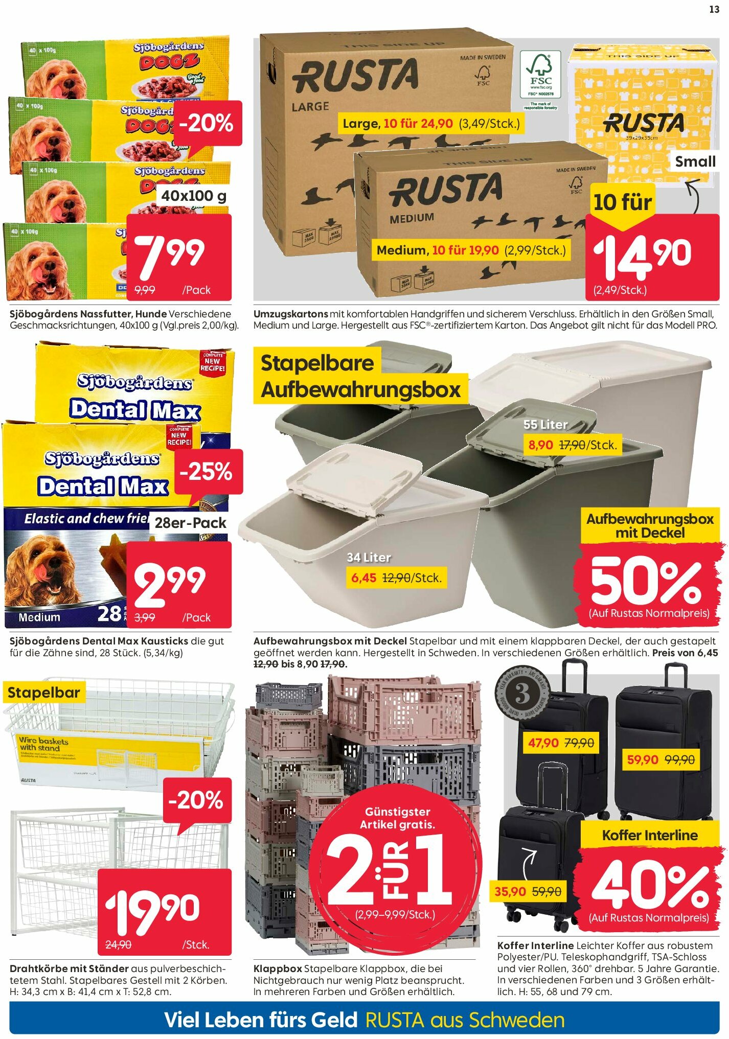 rusta - Rusta-Prospekt gültig vom 23.08. bis 29.08. - page: 13