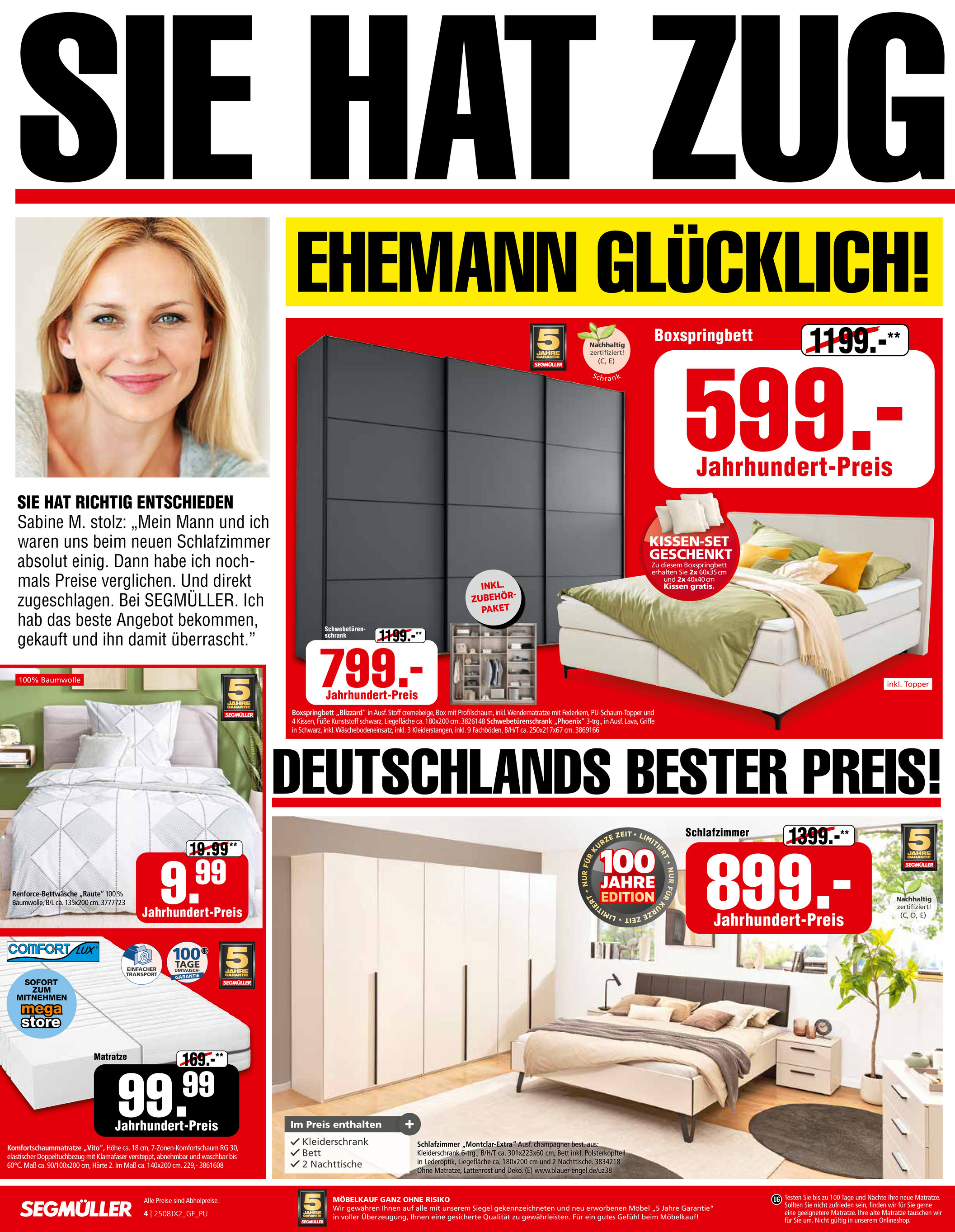 segmueller - SEGMÜLLER-Prospekt gültig vom 16.08. bis 30.08. - page: 4