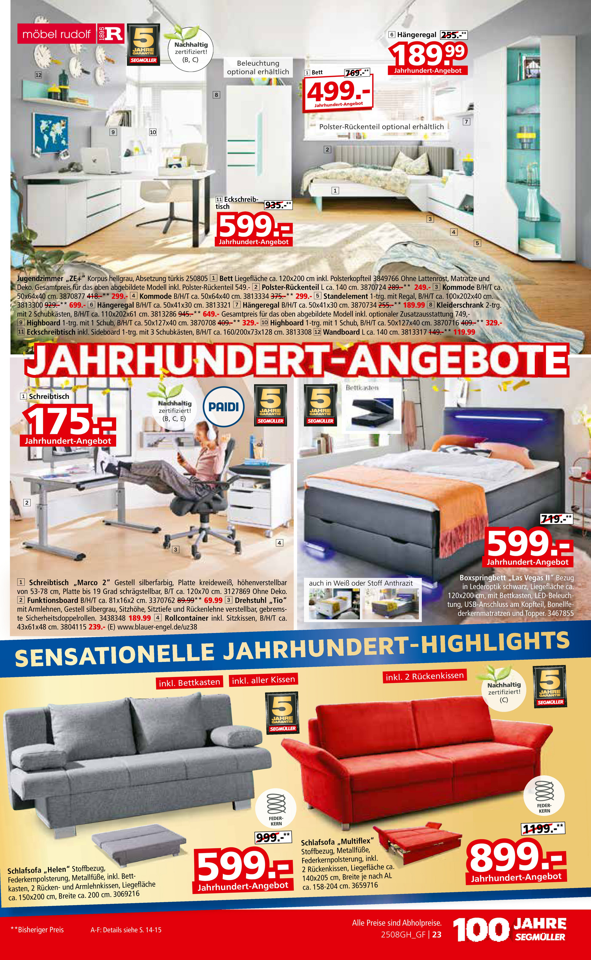 segmueller - SEGMÜLLER - Highlight Angebote-Prospekt gültig vom 23.08. bis 21.09. - page: 37