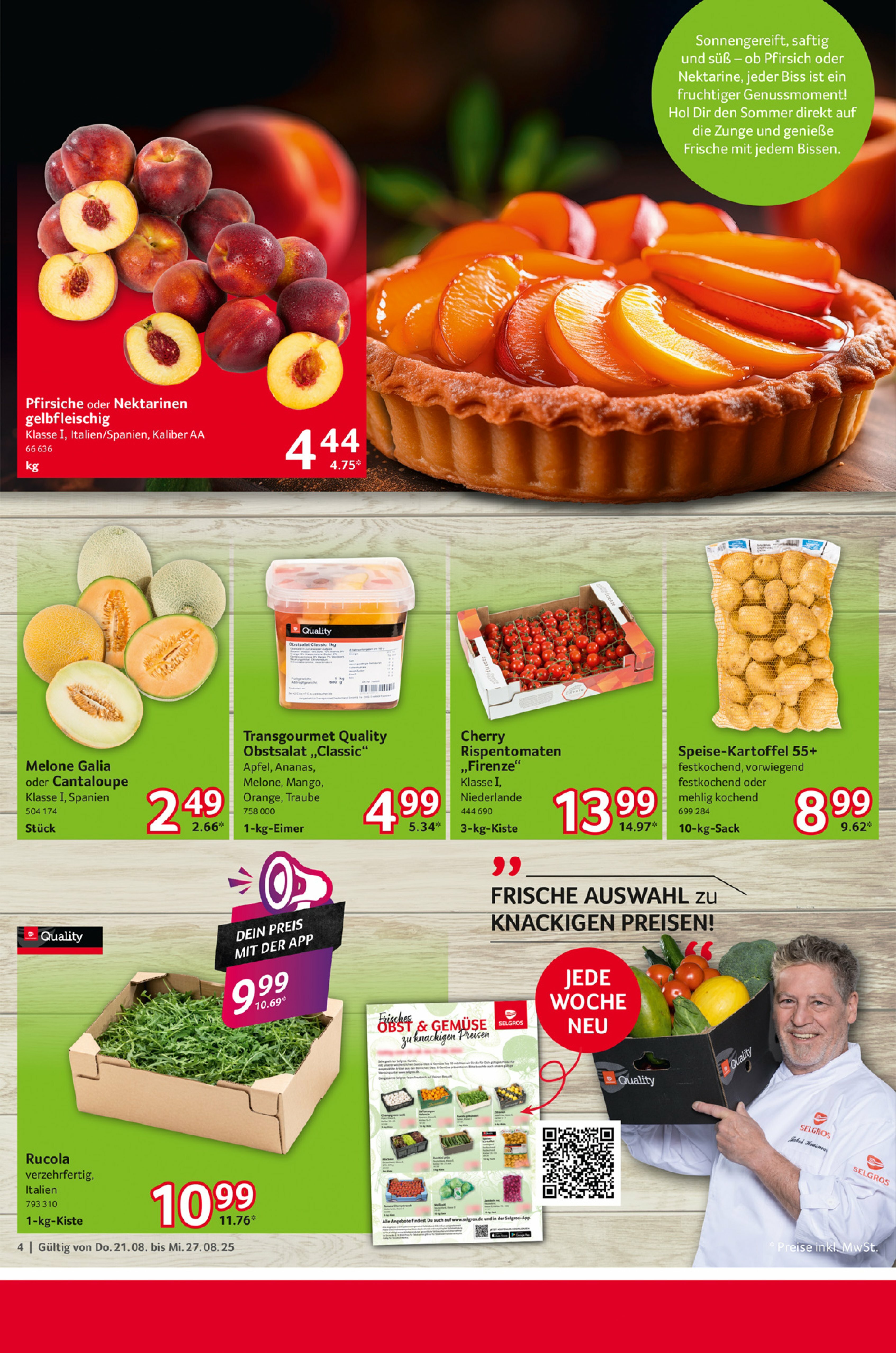 selgros - Selgros - Food-Prospekt gültig vom 21.08. bis 27.08. - page: 4