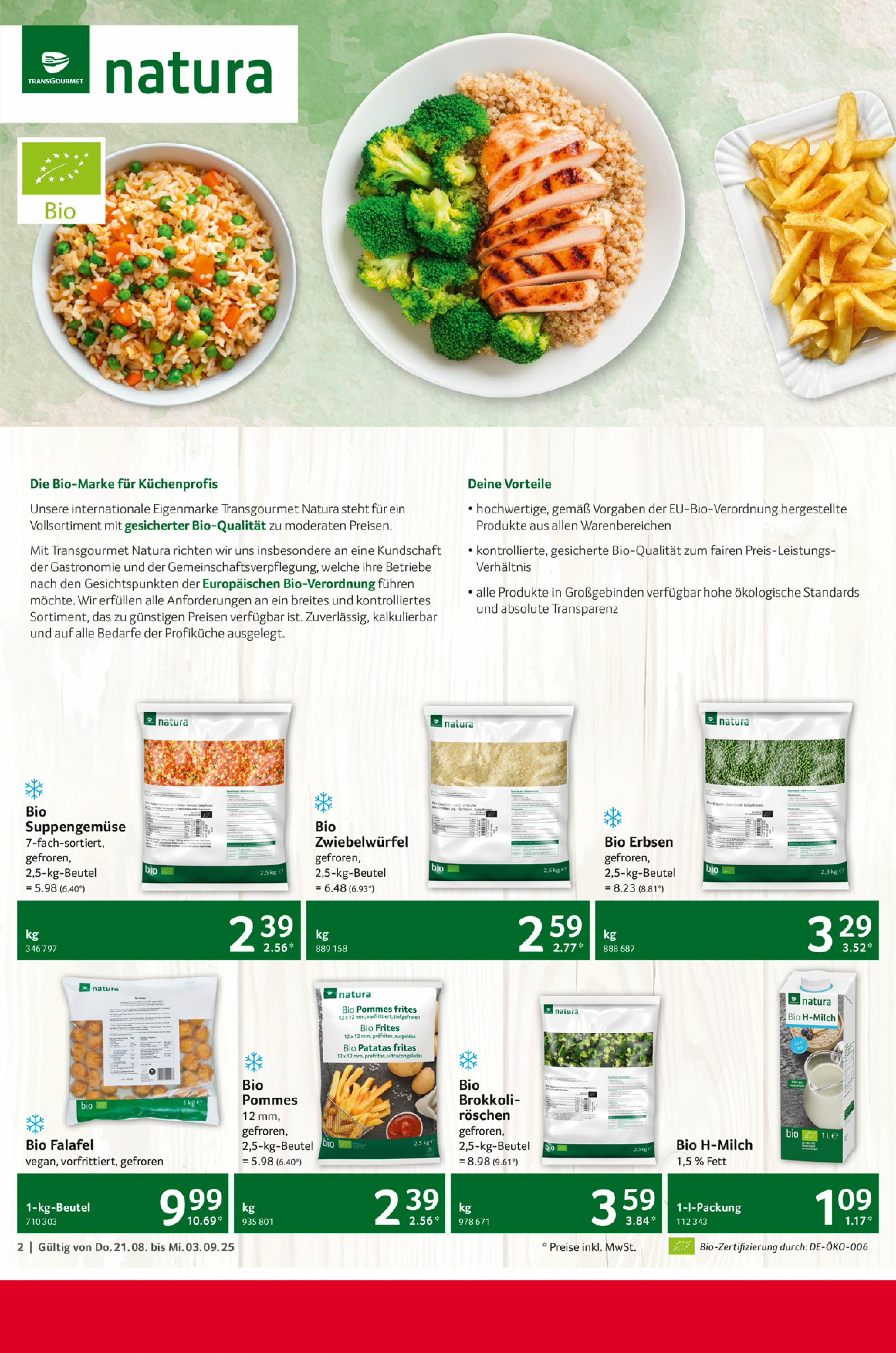 selgros - Selgros - Gastronomie-Prospekt gültig vom 21.08. bis 03.09. - page: 2