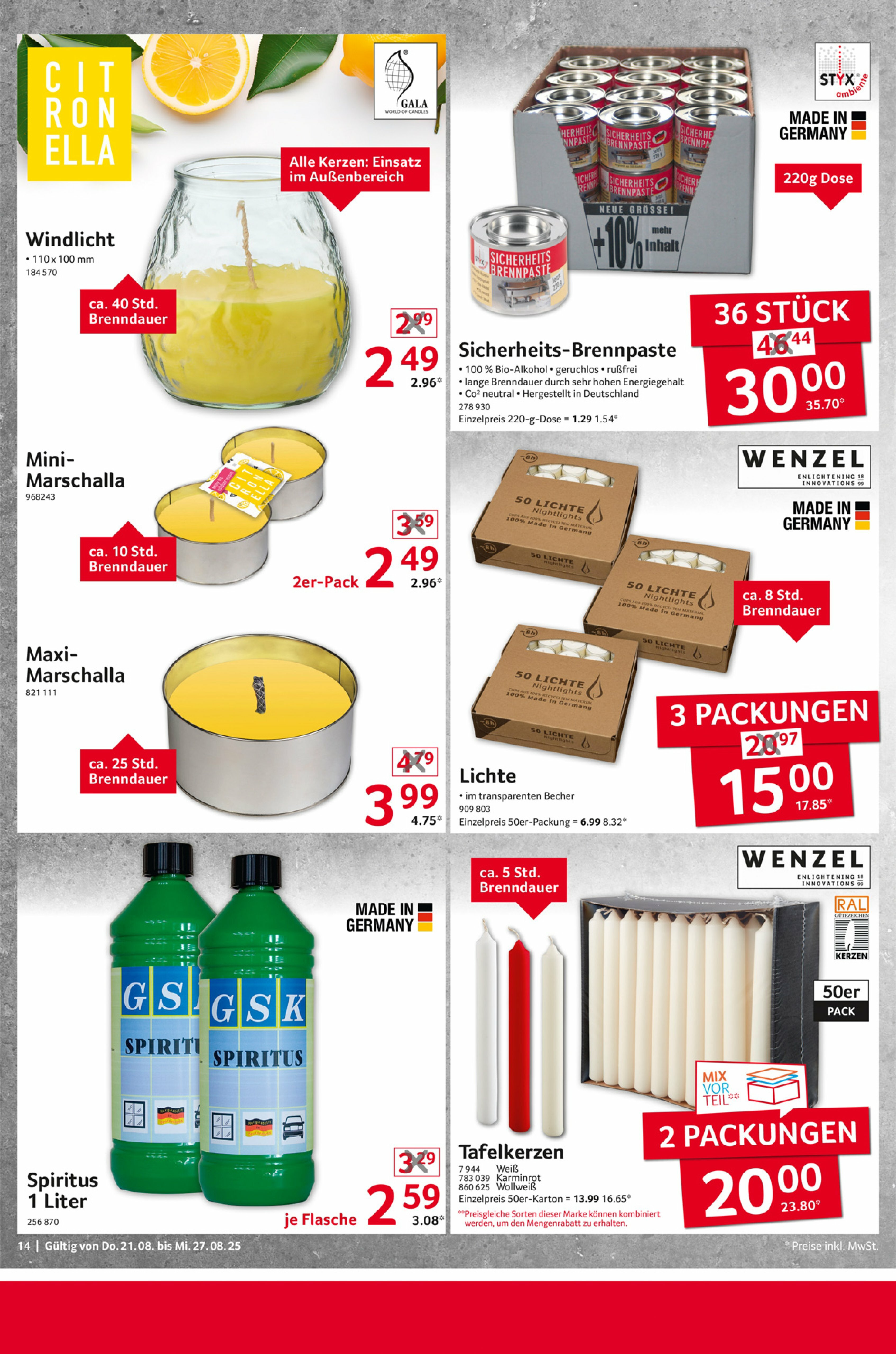 selgros - Selgros - Non Food-Prospekt gültig vom 21.08. bis 27.08. - page: 14