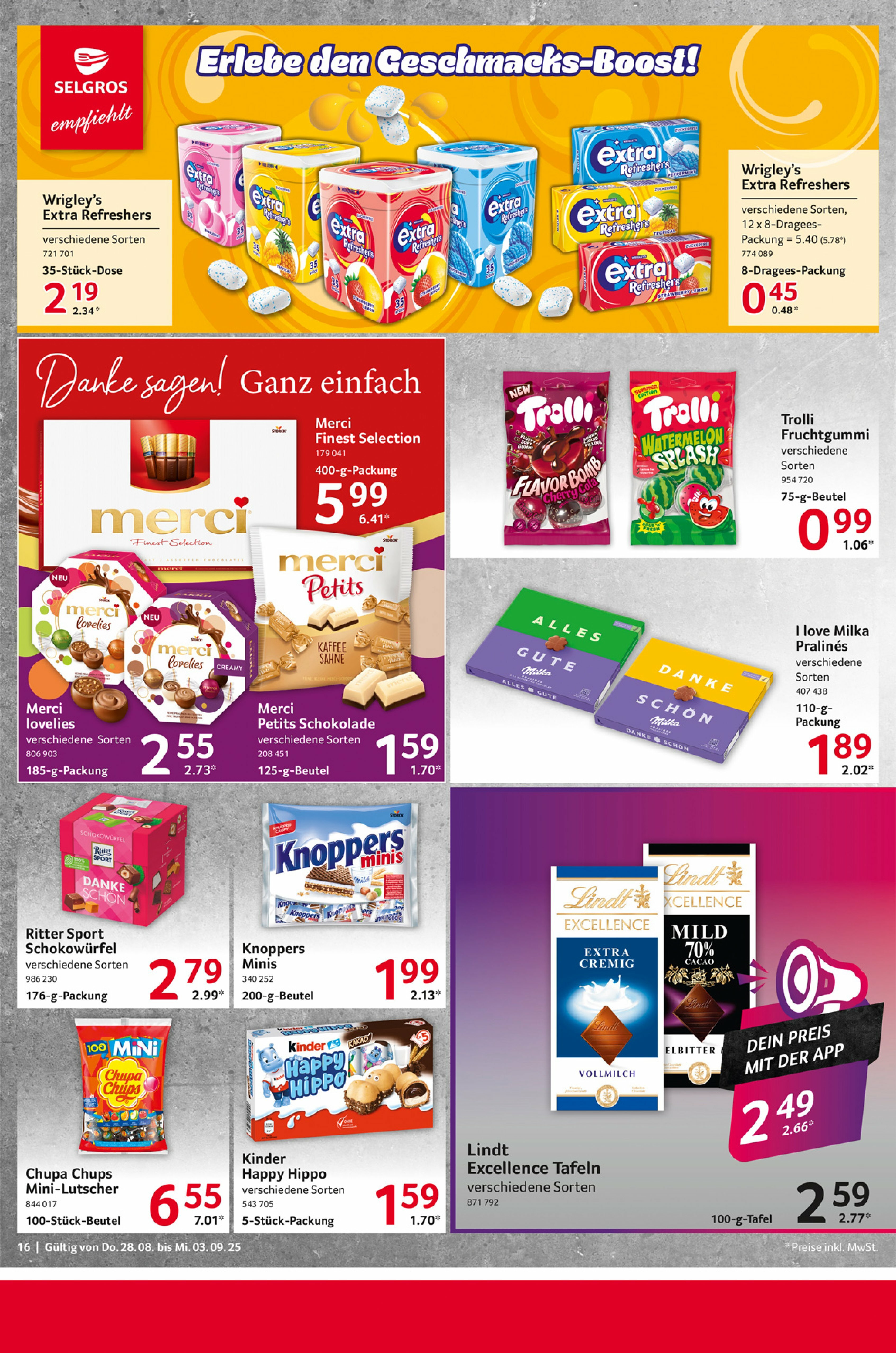 selgros - Selgros - Food-Prospekt gültig vom 28.08. bis 03.09. - page: 16