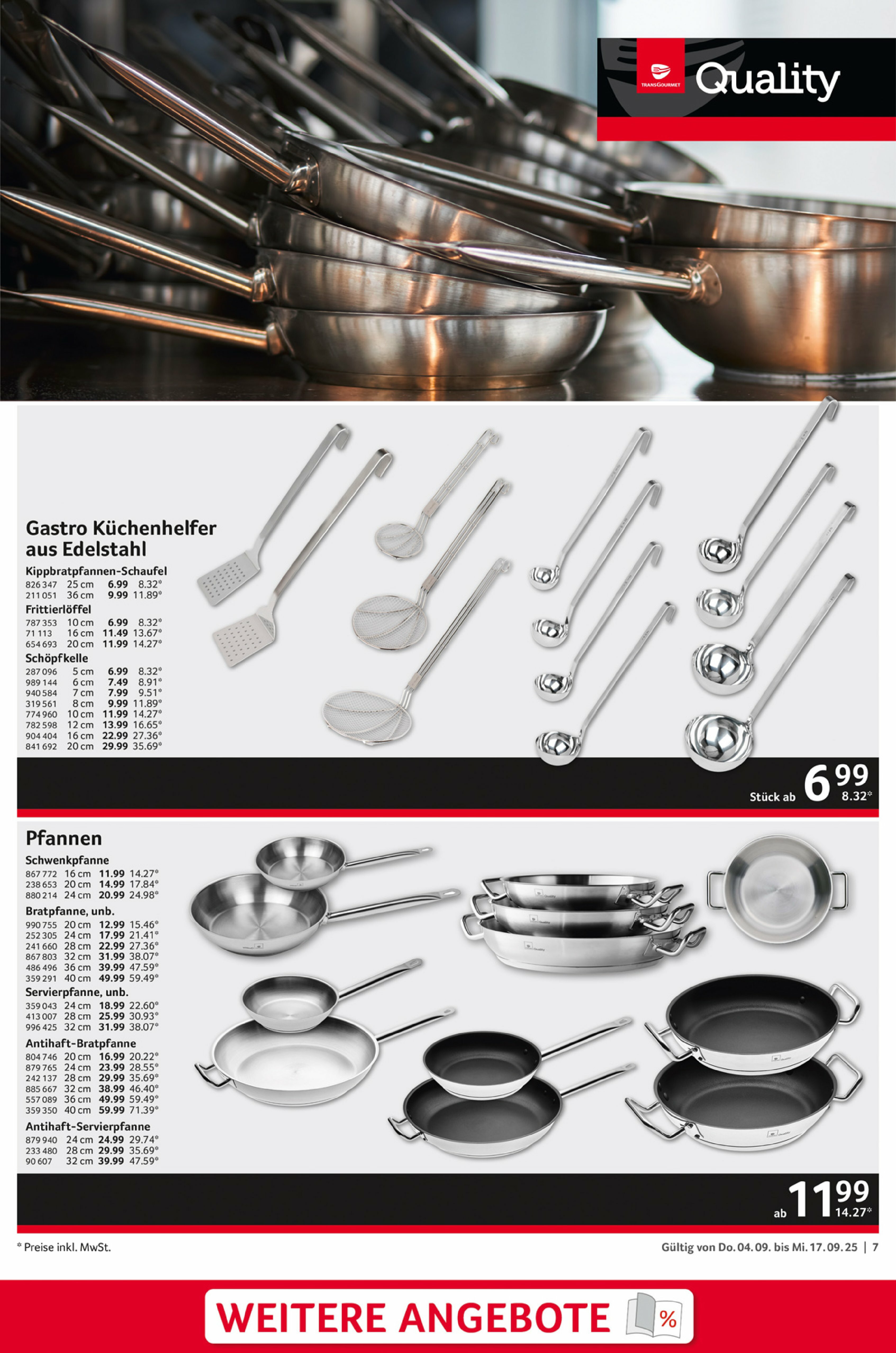 selgros - Selgros - Gastro-Prospekt gültig vom 04.09. bis 17.09. - page: 7