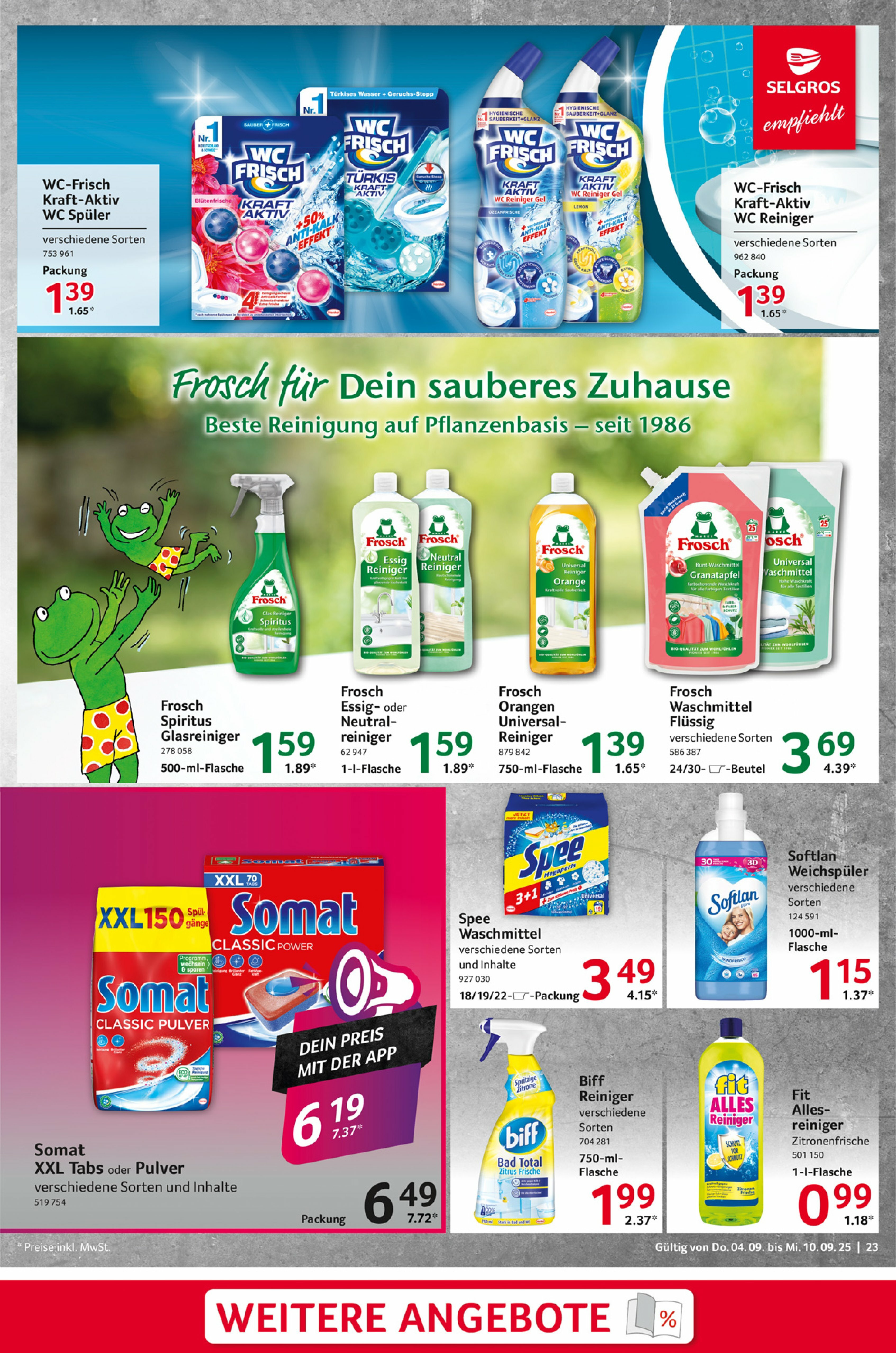 selgros - Selgros - Food-Prospekt gültig vom 04.09. bis 10.09. - page: 23