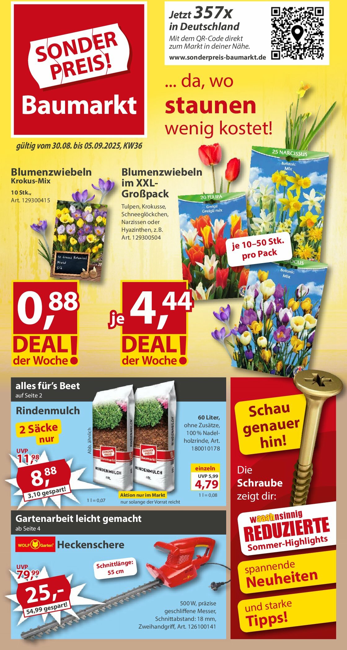 sonderpreis-baumarkt - Sonderpreis Baumarkt-Prospekt gültig vom 30.08. bis 05.09.