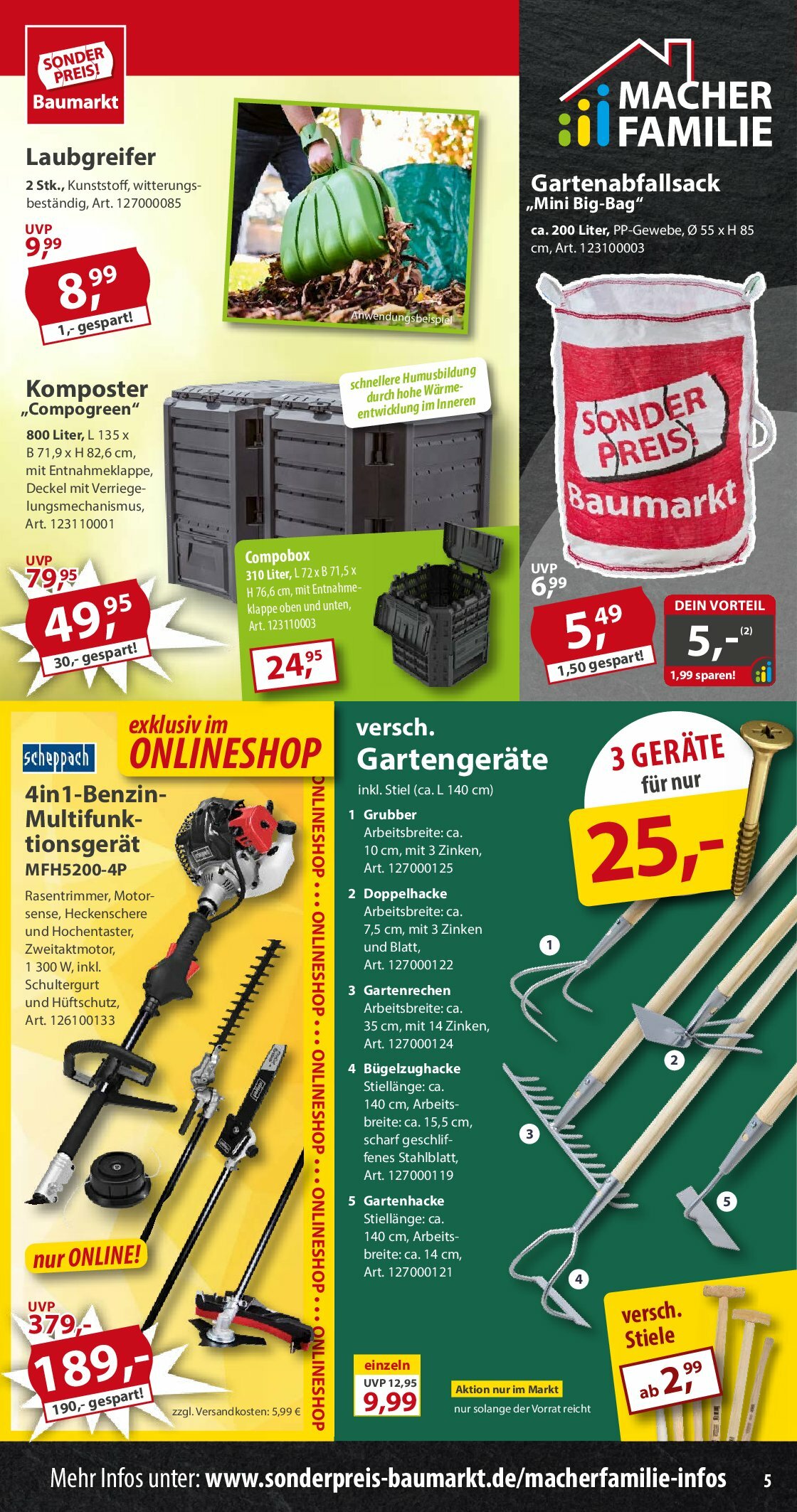 sonderpreis-baumarkt - Sonderpreis Baumarkt-Prospekt gültig vom 30.08. bis 05.09. - page: 5