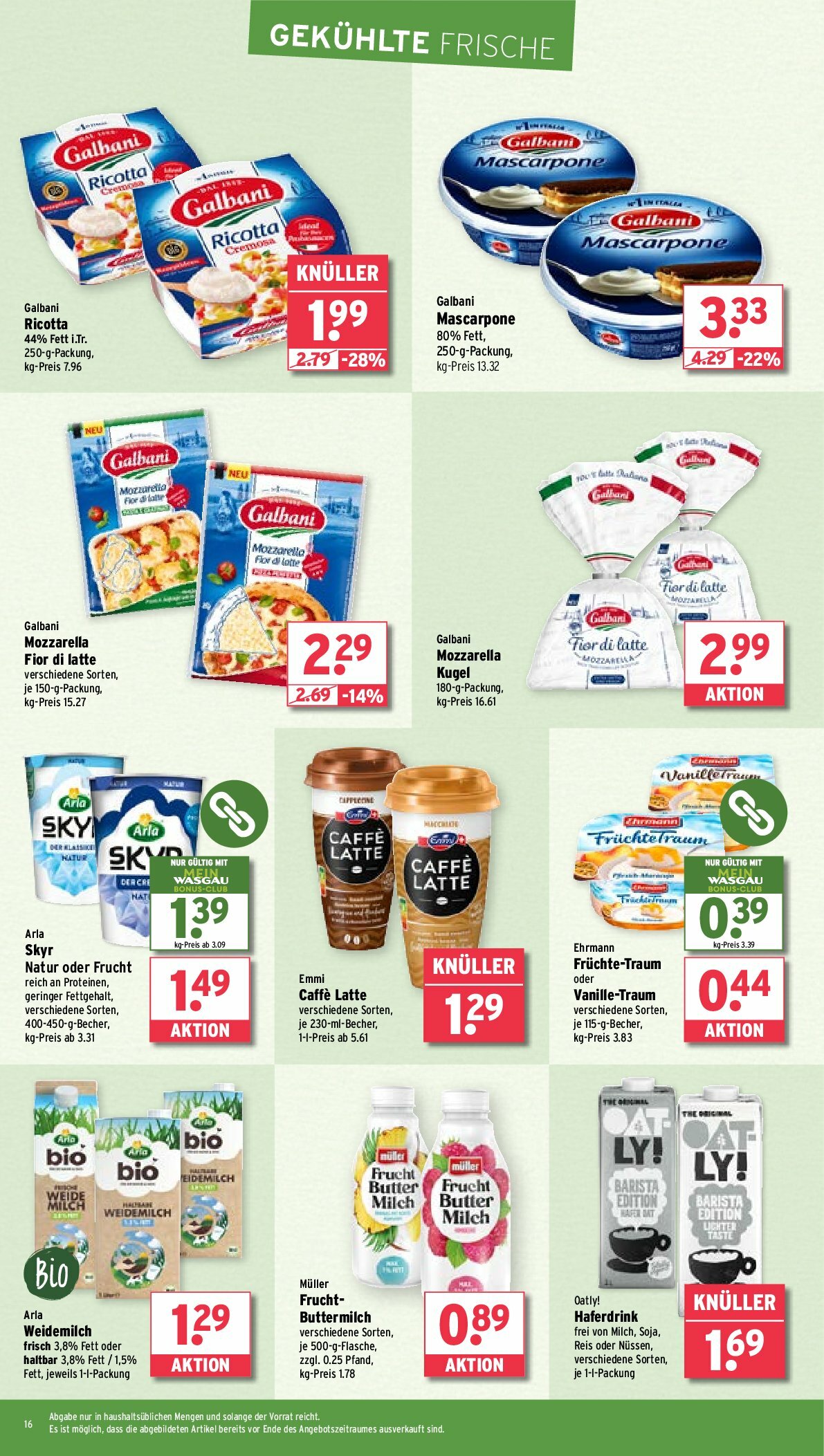 wasgau - Wasgau-Prospekt gültig vom 18.08. bis 23.08. - page: 16