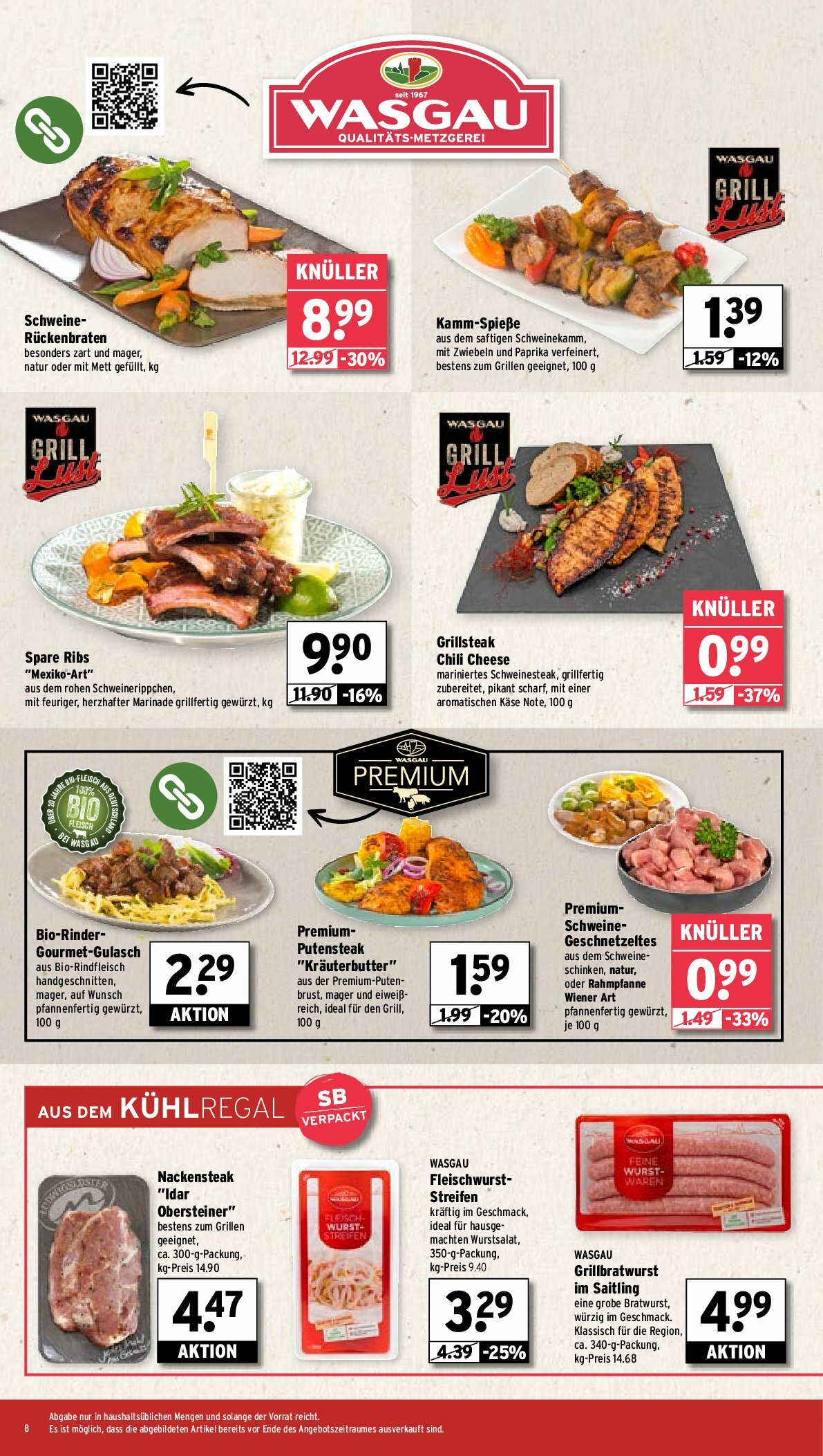 wasgau - Wasgau-Prospekt gültig vom 18.08. bis 23.08. - page: 8