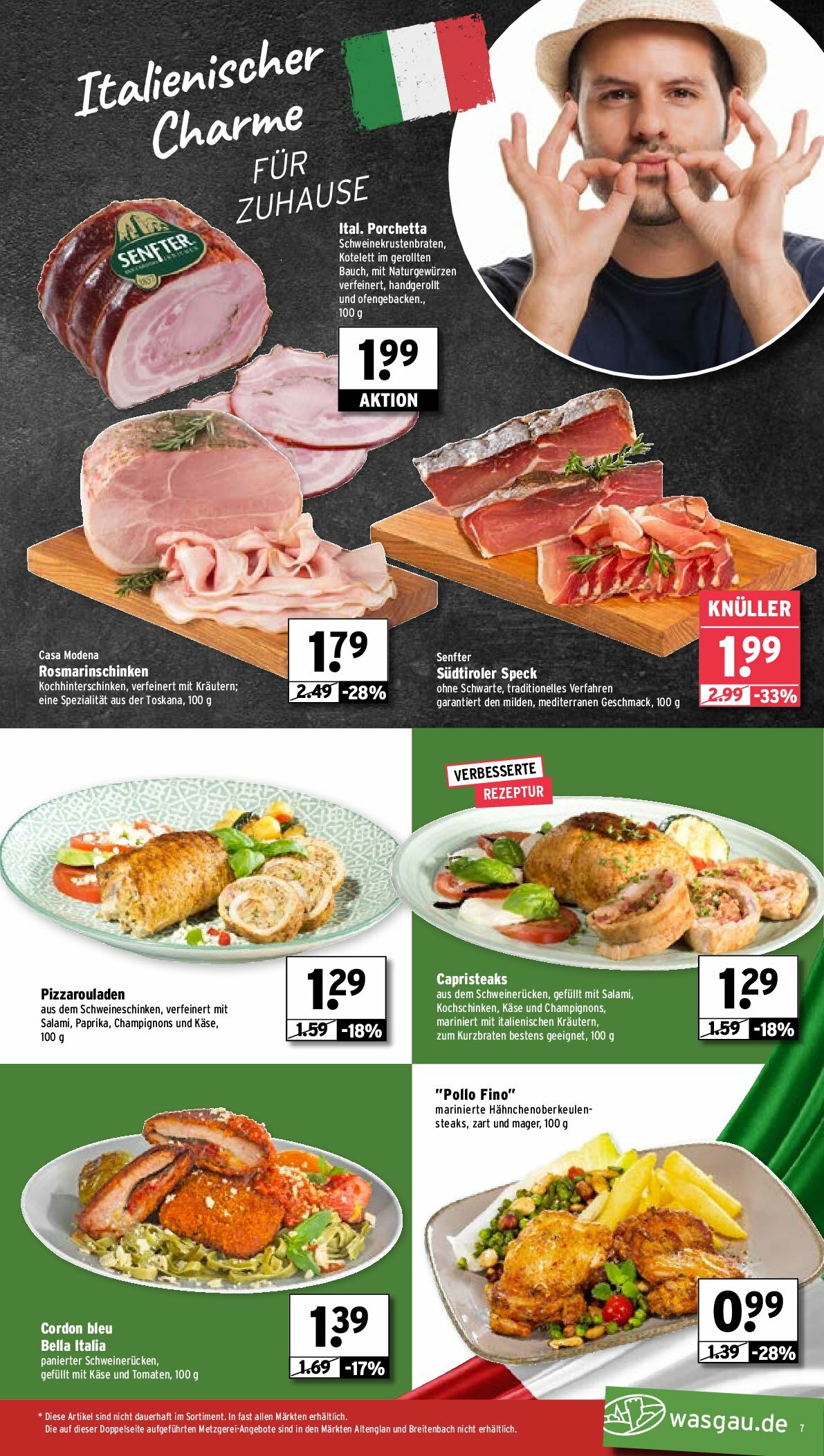 wasgau - Wasgau-Prospekt gültig vom 18.08. bis 23.08. - page: 7