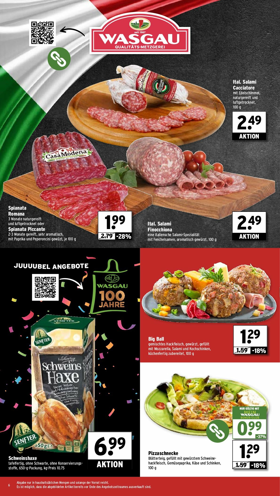 wasgau - Wasgau-Prospekt gültig vom 18.08. bis 23.08. - page: 6