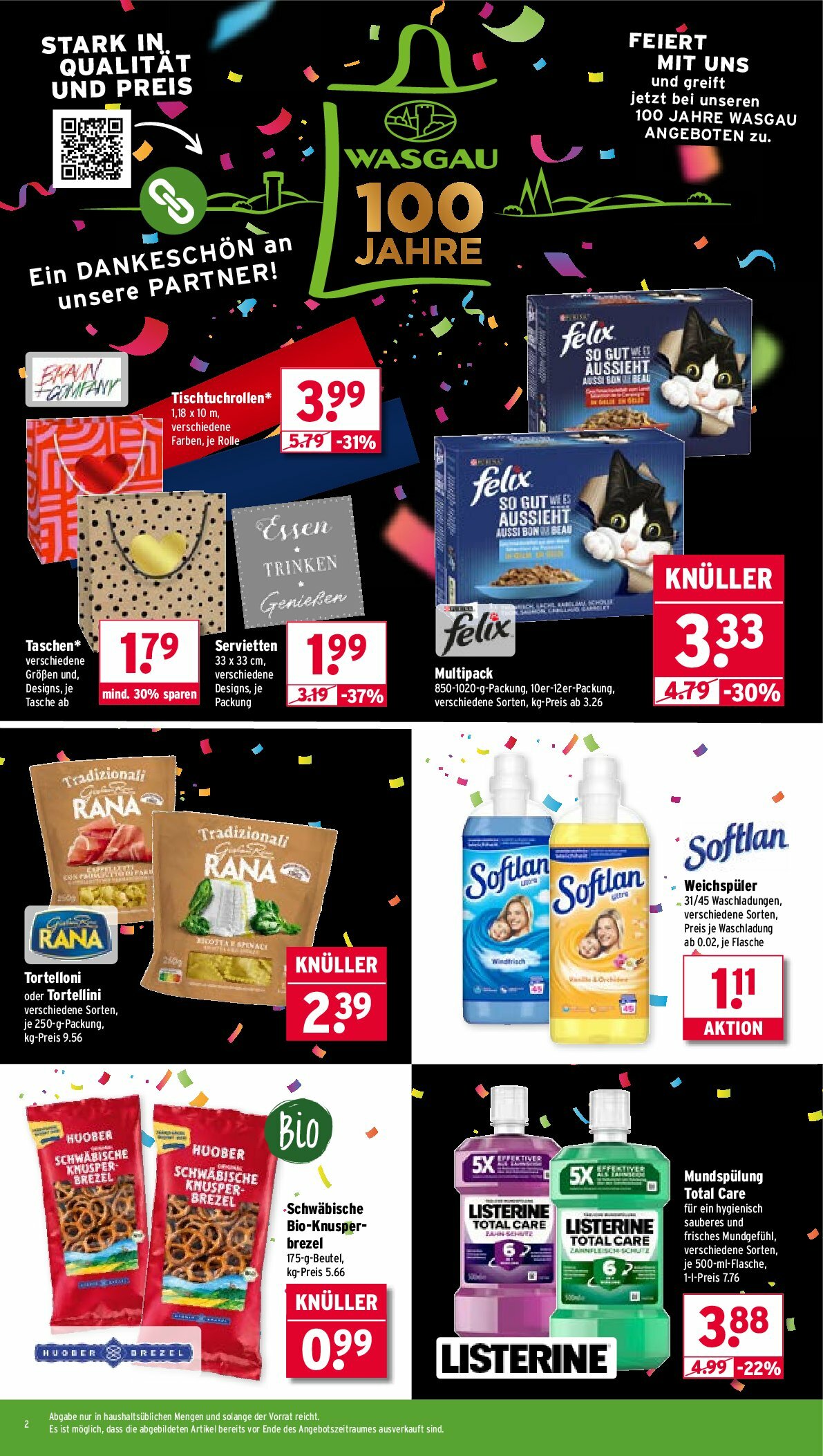 wasgau - Wasgau-Prospekt gültig vom 25.08. bis 30.08. - page: 2