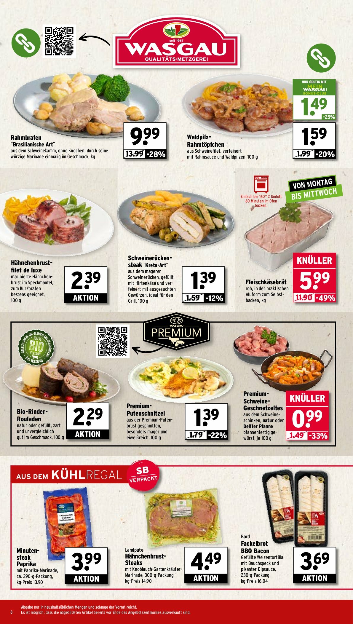 wasgau - Wasgau-Prospekt gültig vom 01.09. bis 06.09. - page: 8