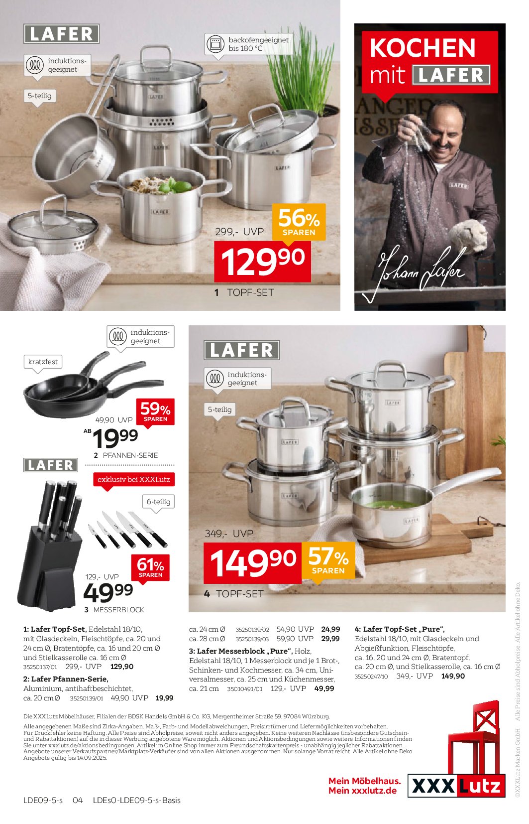 xxxlutz - XXXlutz - Lecker kochen-Prospekt gültig vom 01.09. bis 07.09. - page: 12