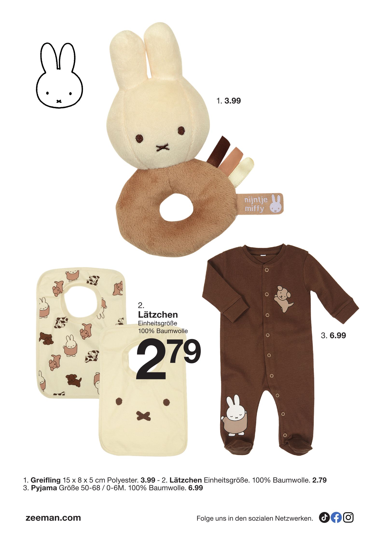 zeeman - Zeeman - Miffy-Prospekt gültig vom 30.08. bis 05.09. - page: 2