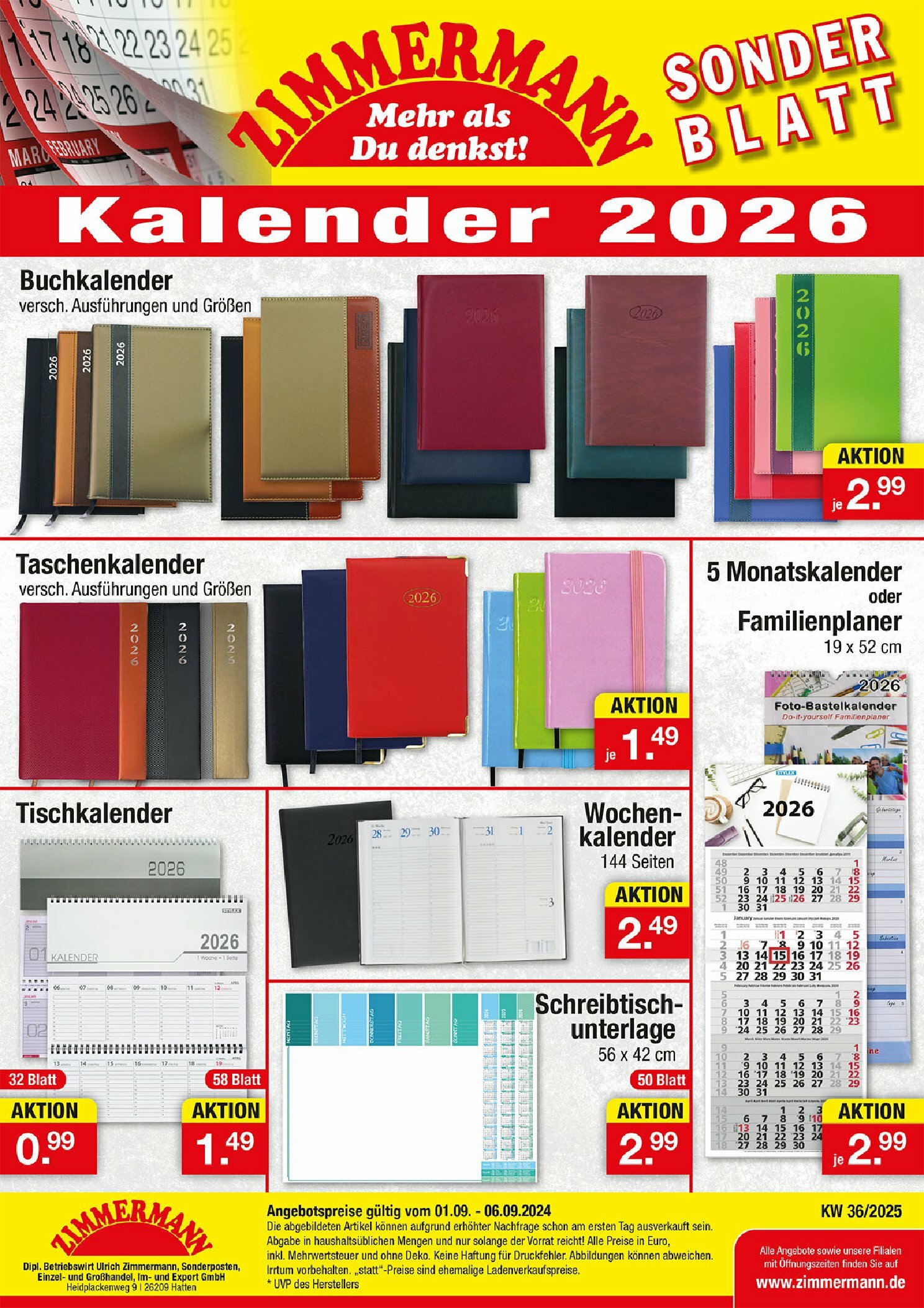 zimmermann - Zimmermann-Prospekt gültig vom 01.09. bis 06.09. - page: 13