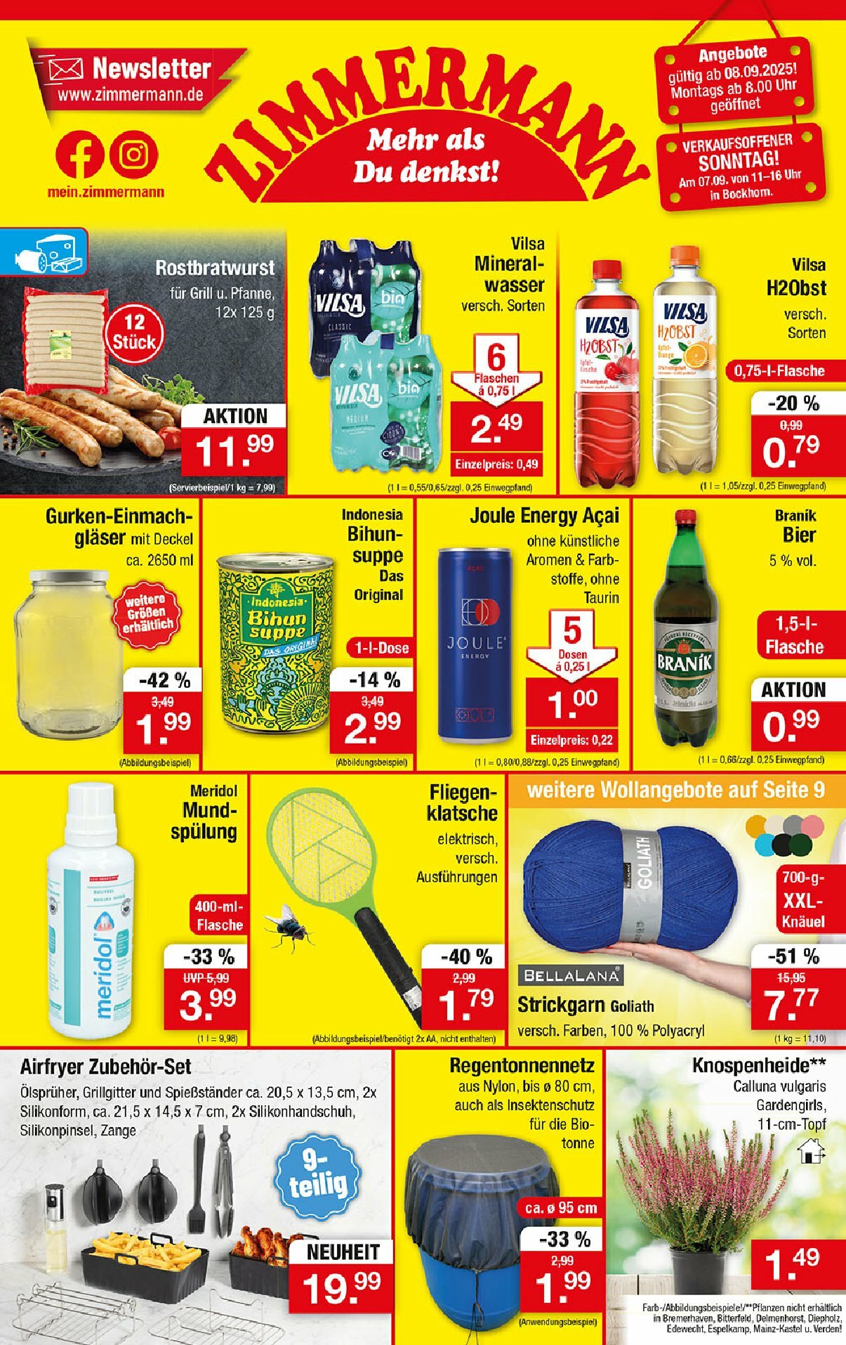 zimmermann - Zimmermann-Prospekt gültig vom 08.09. bis 13.09.