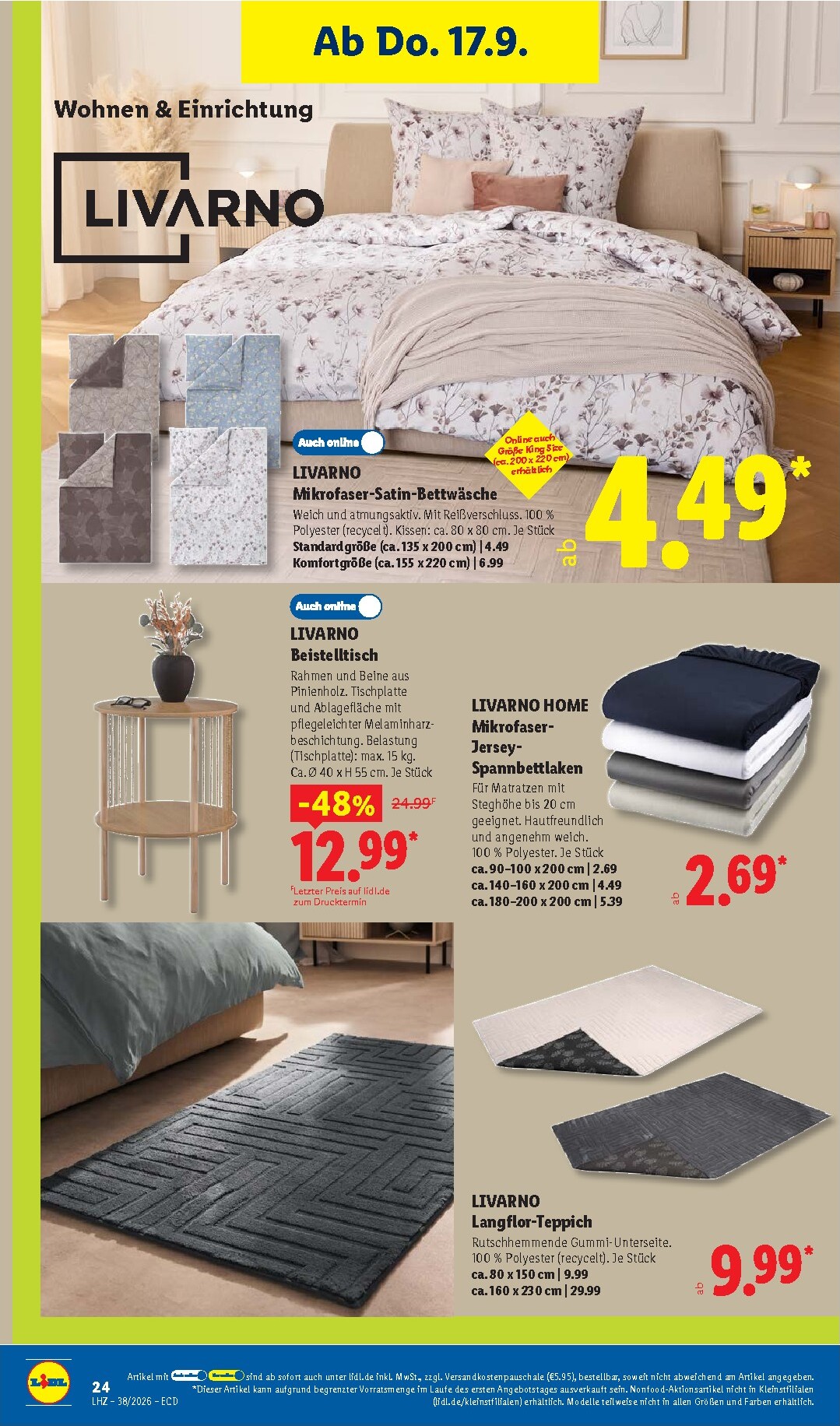 lidl - Lidl Prospekt – von Montag 14.09.2026 bis Samstag 19.09.2026 - page: 44