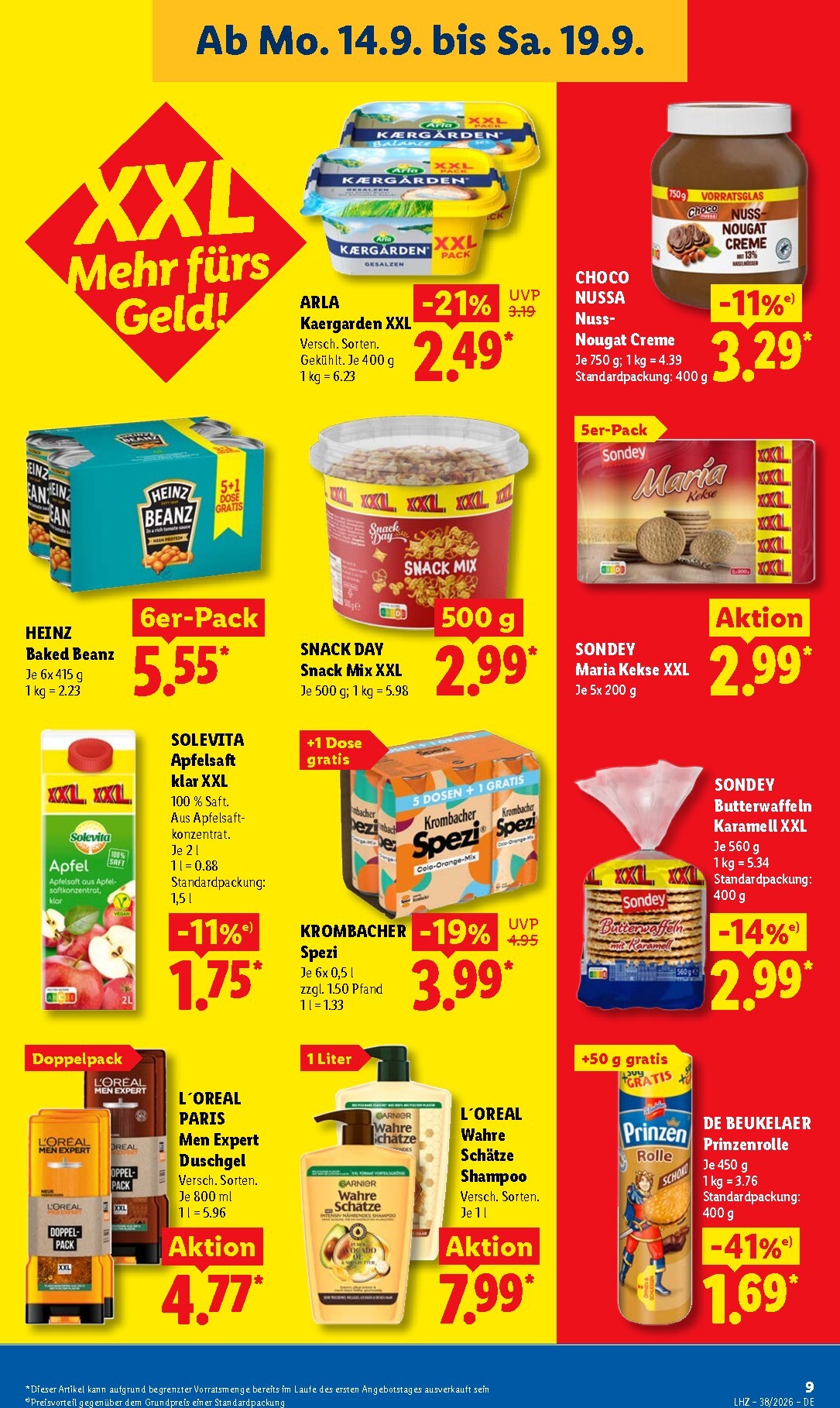 lidl - Lidl Prospekt – von Montag 14.09.2026 bis Samstag 19.09.2026 - page: 17